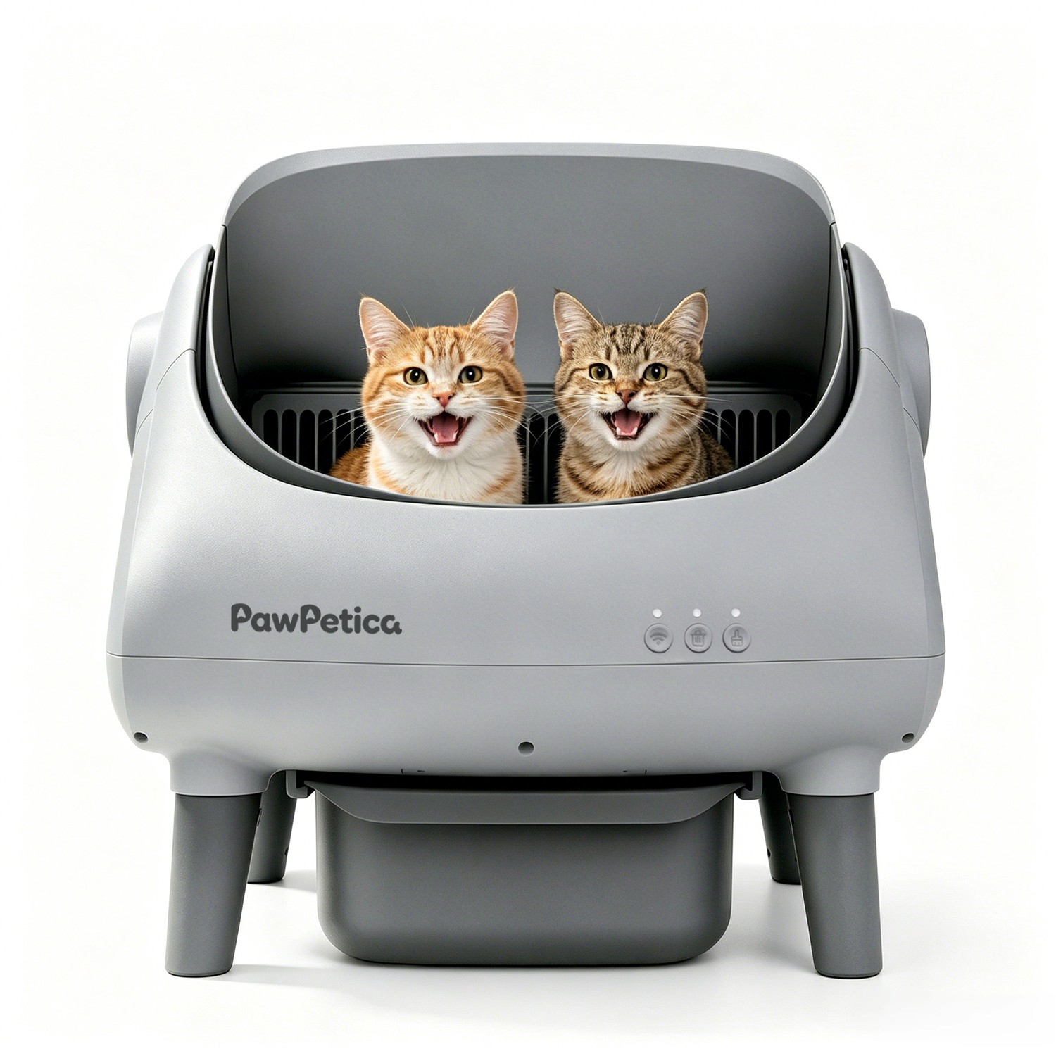 PawPetica Smart Automatic Self-Cleaning Cat Litter Box, APP Control, 2.4GHz WiFi PawPetica Smart Automatic Self-Cleaning Cat Litter Box, APP Control, 2.4GHz WiFi