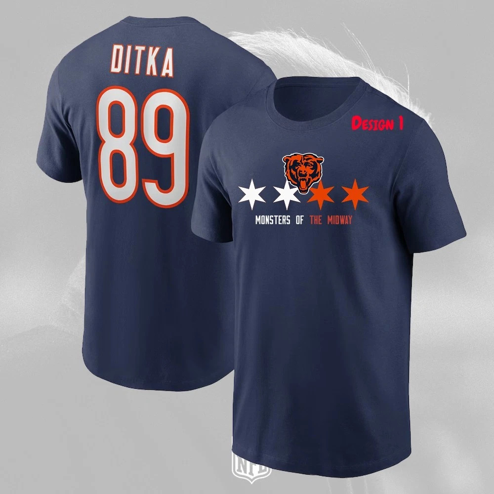 RIP Mike Ditka #89 Chicago Bears Coach 1939-2026 Name &Number Gift for Fan Shirt