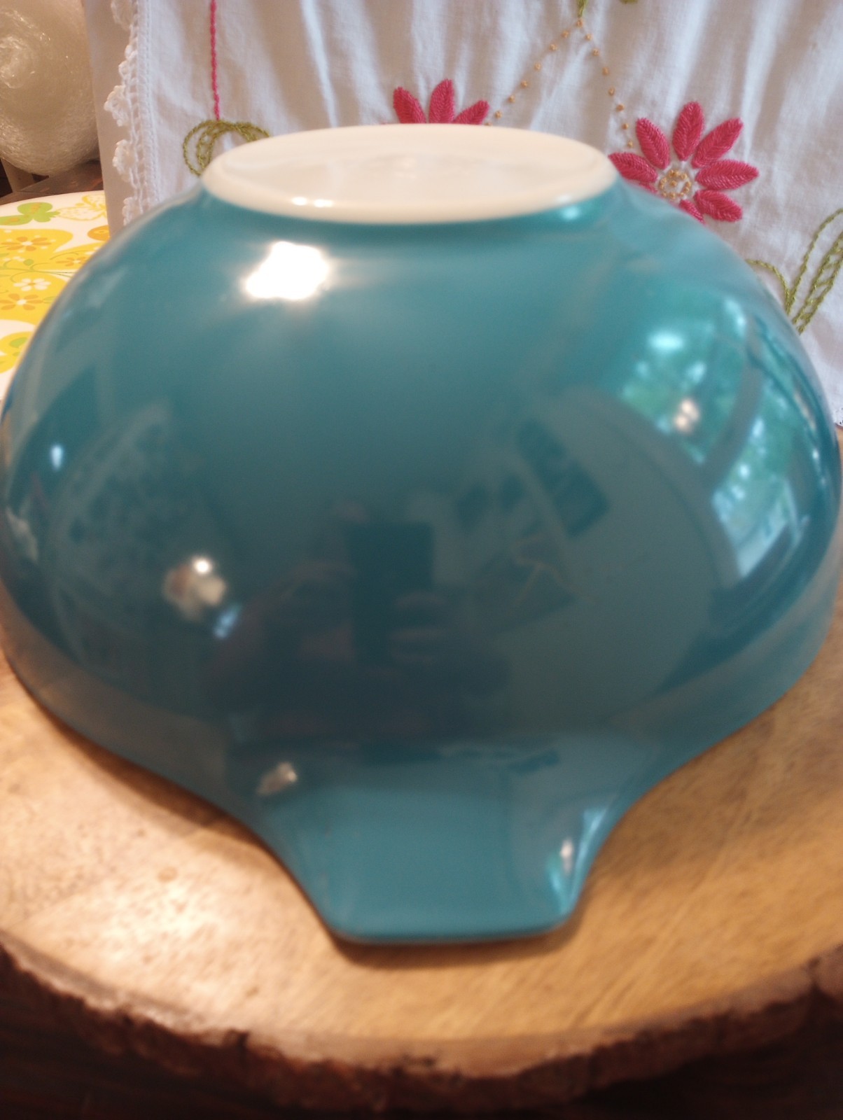VTG Pyrex #444 Horizon Blue Cinderella Mixing Bowl VTG Pyrex #444 Horizon Blue Cinderella Mixing Bowl