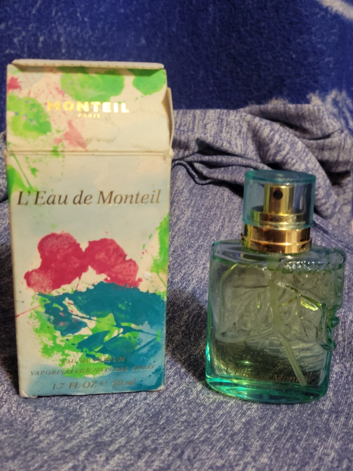 L\'EAU DE MONTEIL by MONTEIL Women EDP  1.7oz Spray Vintage From Late 90s Early 2
