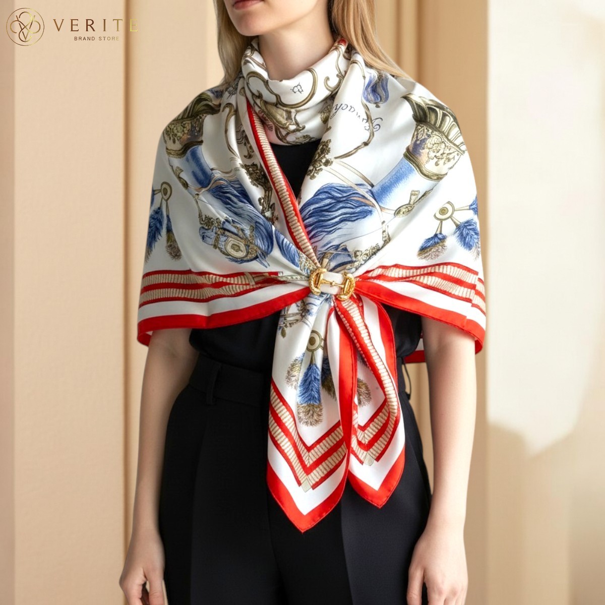 RARE VINTAGE HERMES Silk Scarf \