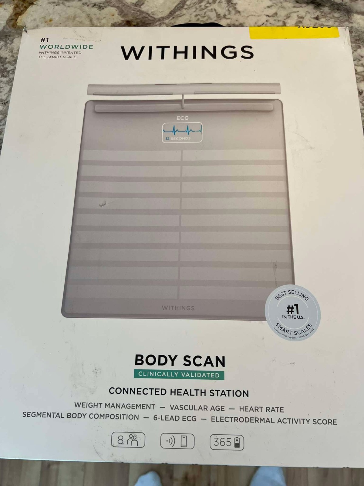 Withings - Body Scan - Connected Health Station - White Withings - Body Scan - Connected Health Station - White