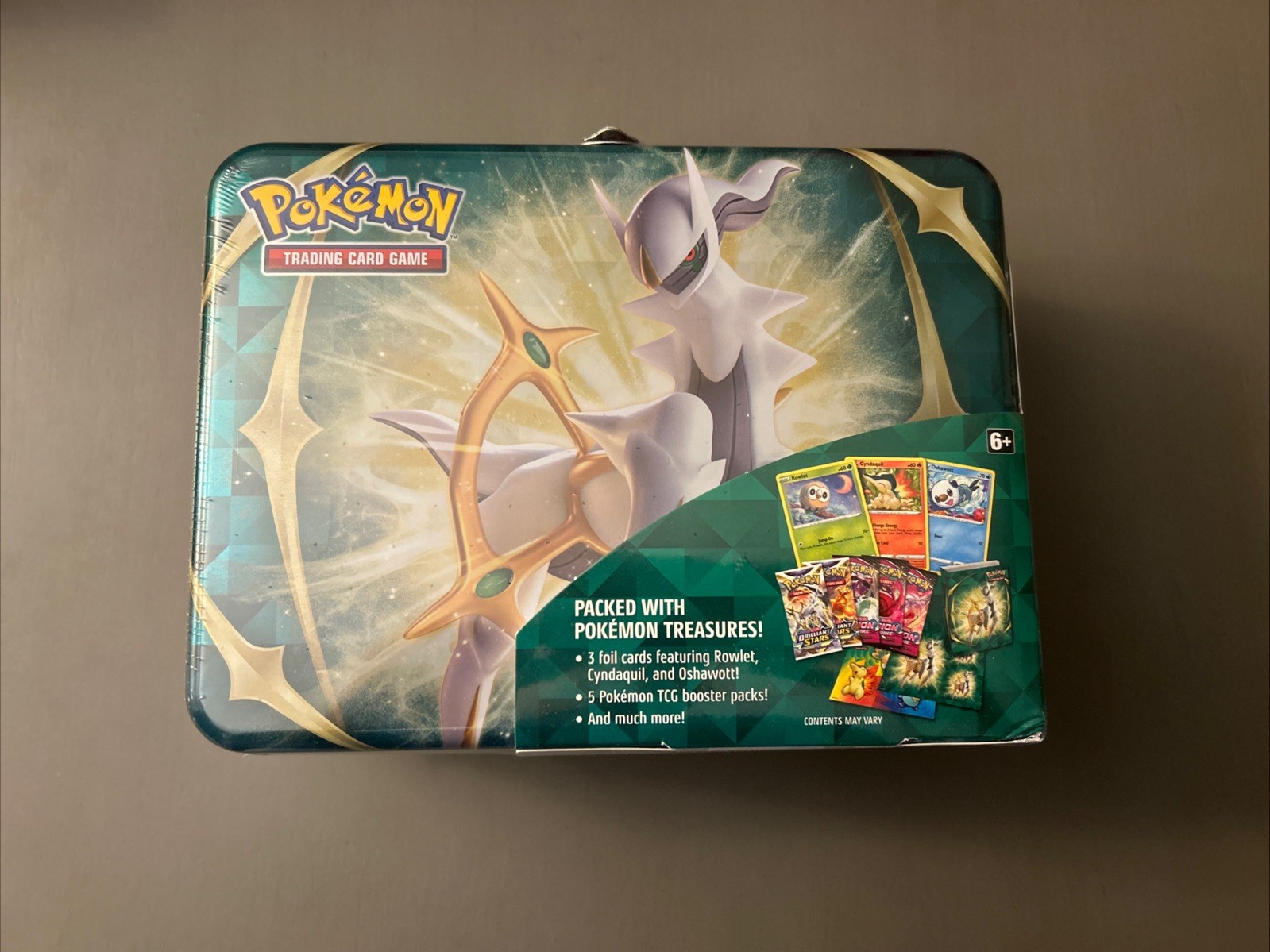 Pokemon TCG: Spring 2022 Arceus Collector Chest Tin - New & Sealed Fusion Strike Pokemon TCG: Spring 2022 Arceus Collector Chest Tin - New & Sealed Fusion Strike