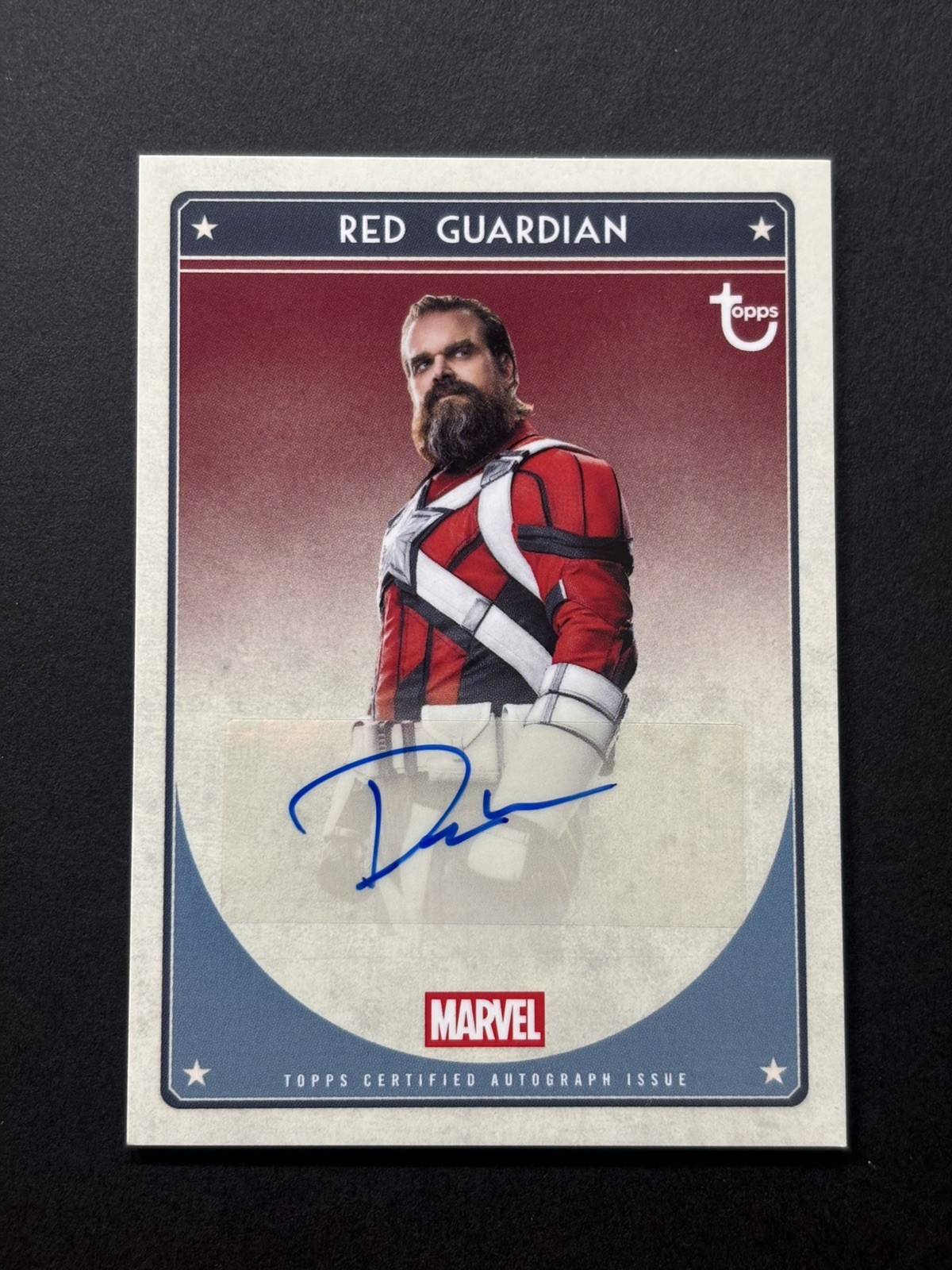 2026 Topps Marvel Brooklyn Collection David Harbour as Red Guardian Auto MUA-DH