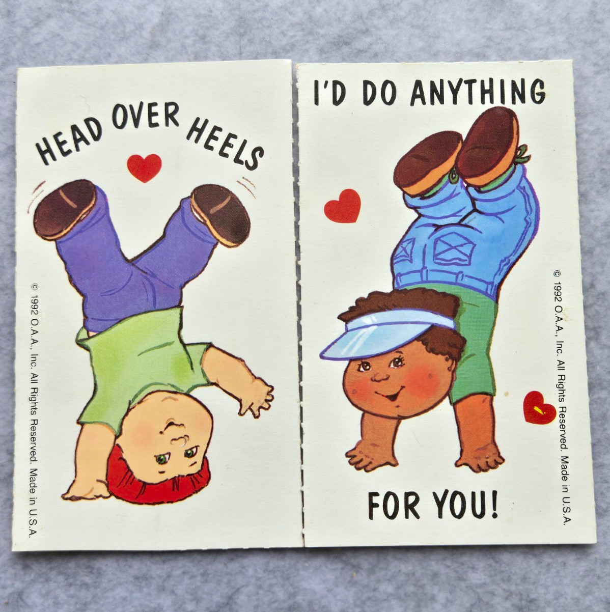 1992 Vintage Valentine’s Day Card Cabbage Patch Kids
