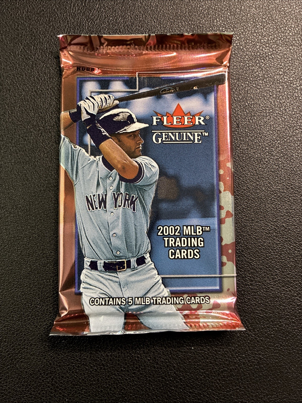 2002 Fleer Genuine Baseball - (1) Factory Sealed 5 Card HOBBY Pack 2002 Fleer Genuine Baseball - (1) Factory Sealed 5 Card HOBBY Pack