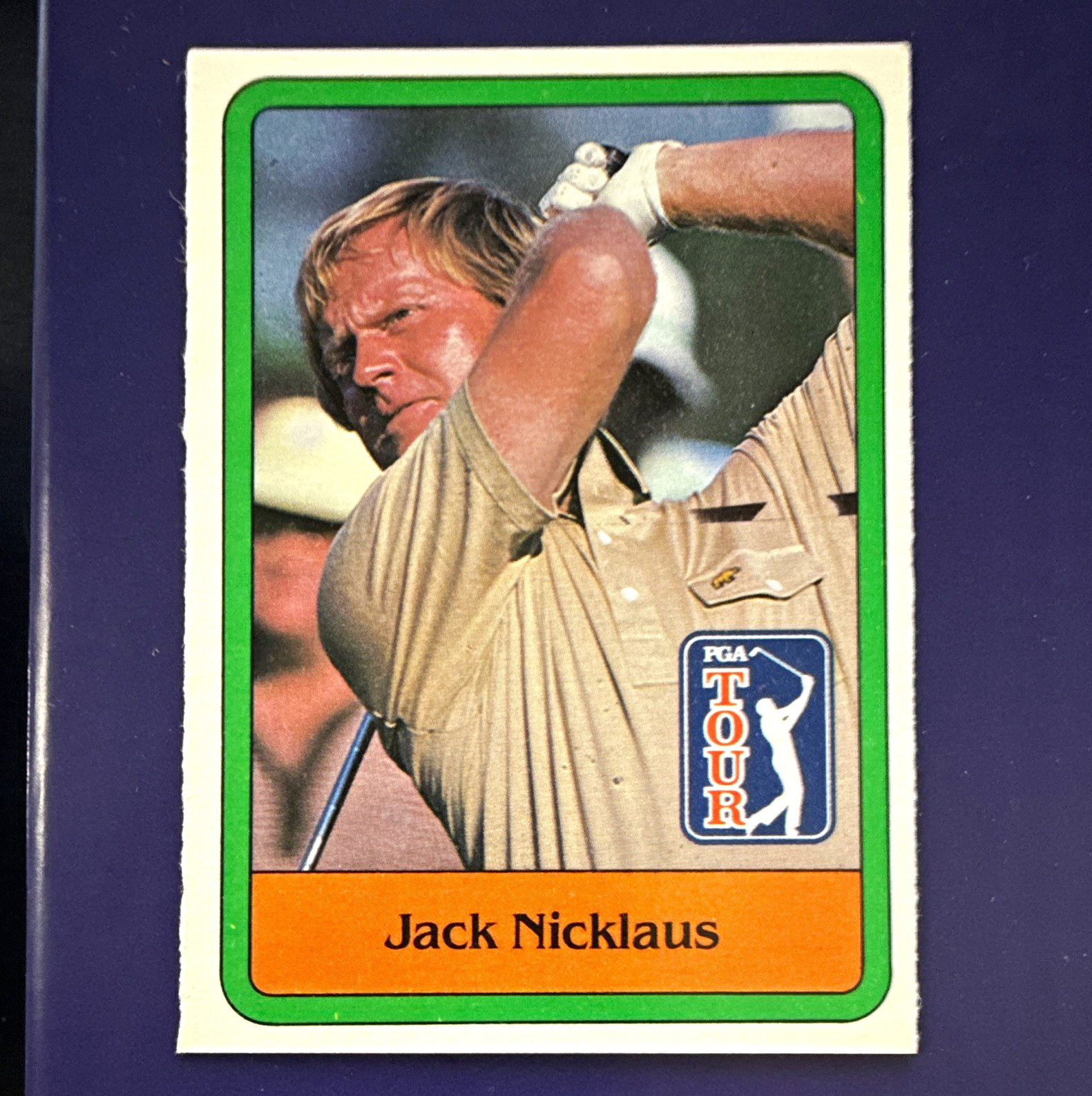 Donruss 1981 Golf Stars Jack Nicklaus Rookie Base #13 PGA Tour Golf Card Donruss 1981 Golf Stars Jack Nicklaus Rookie Base #13 PGA Tour Golf Card