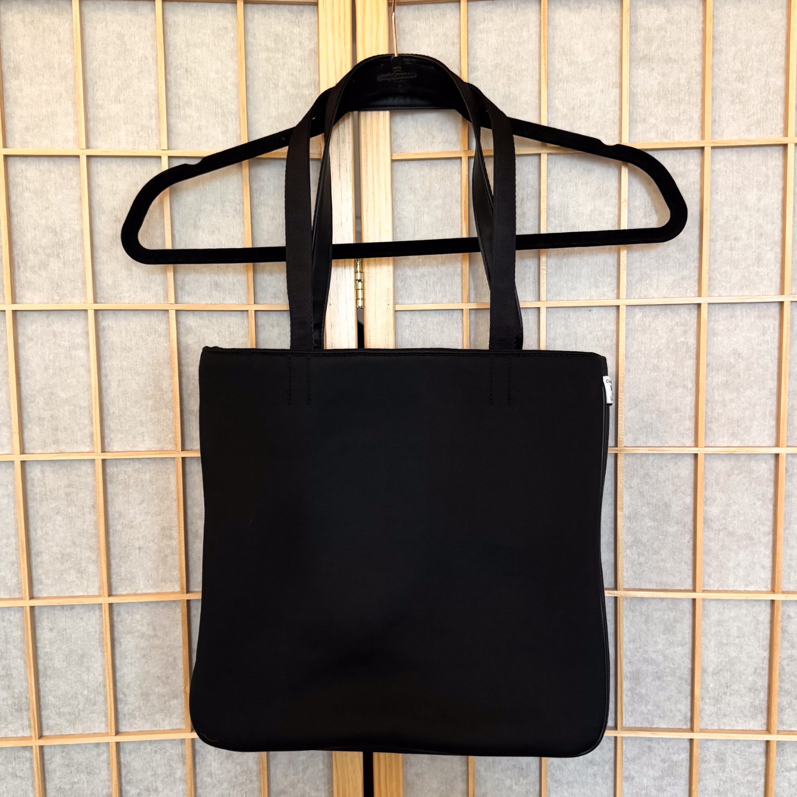 Calvin Klein Black Handbag/Purse/Tote Corporate Workwear Neoprene