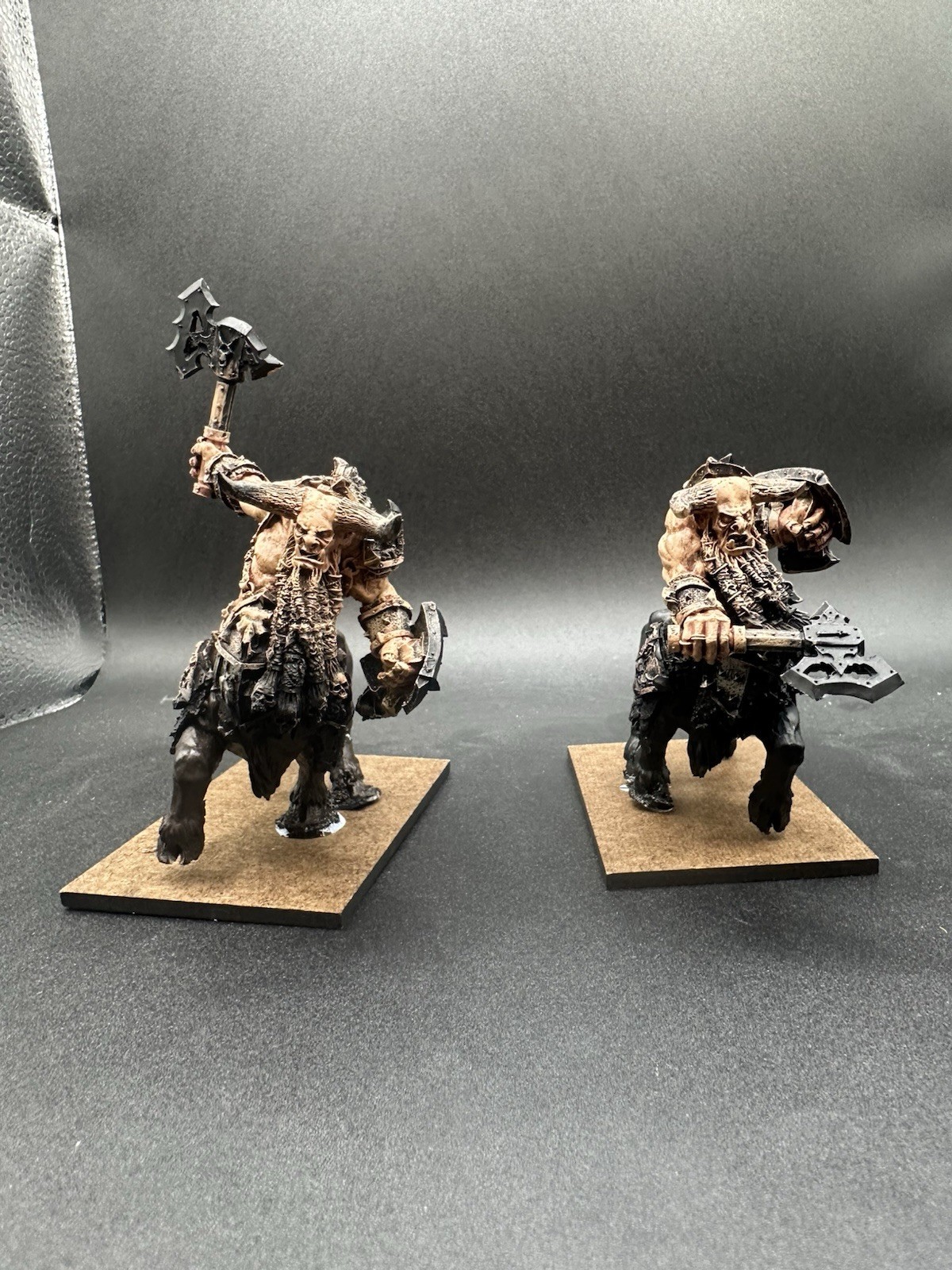 Warhammer Forge World Chaos Dwarf Bull Centaur Renders X 2 OOP
