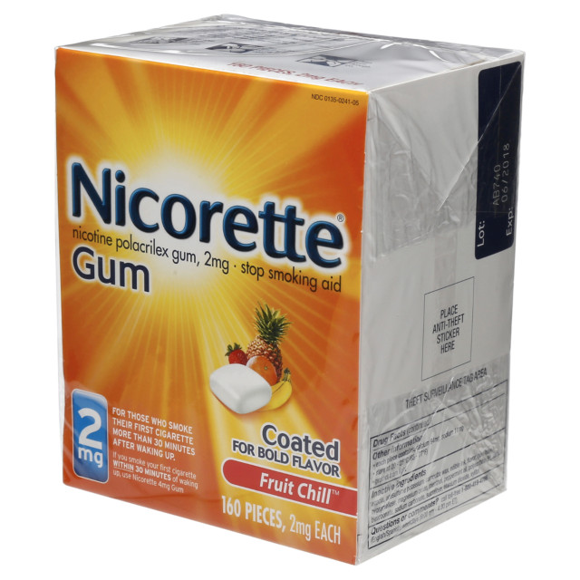 Nicorette Value Pack Fruit Chill 2mg Coated Gum 160 Pieces  2/2028