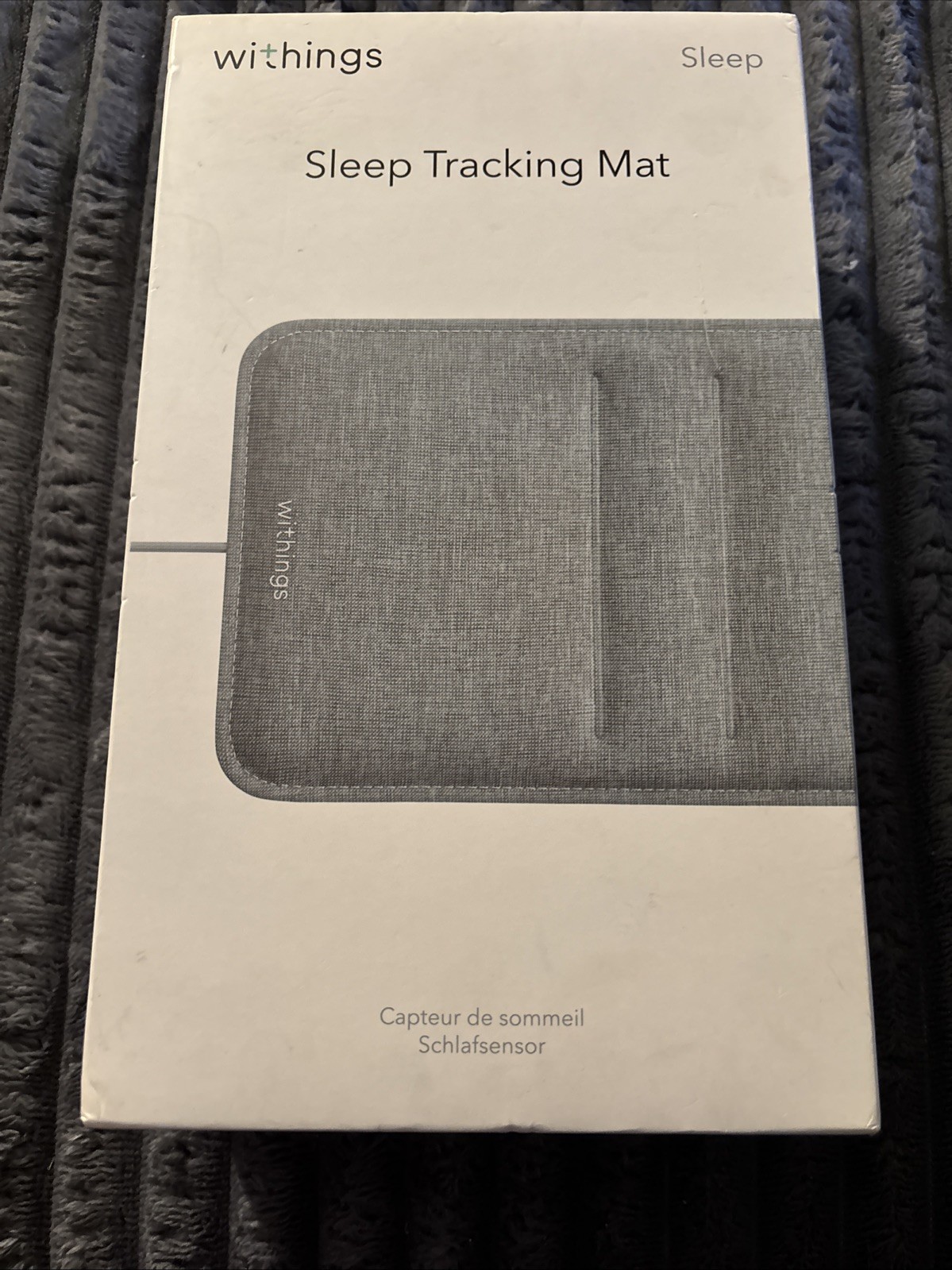 Genuine Withings Sleep Tracking Mat Gray (2018, Model WSM02-All-US) Sealed(Read) Genuine Withings Sleep Tracking Mat Gray (2018, Model WSM02-All-US) Sealed(Read)