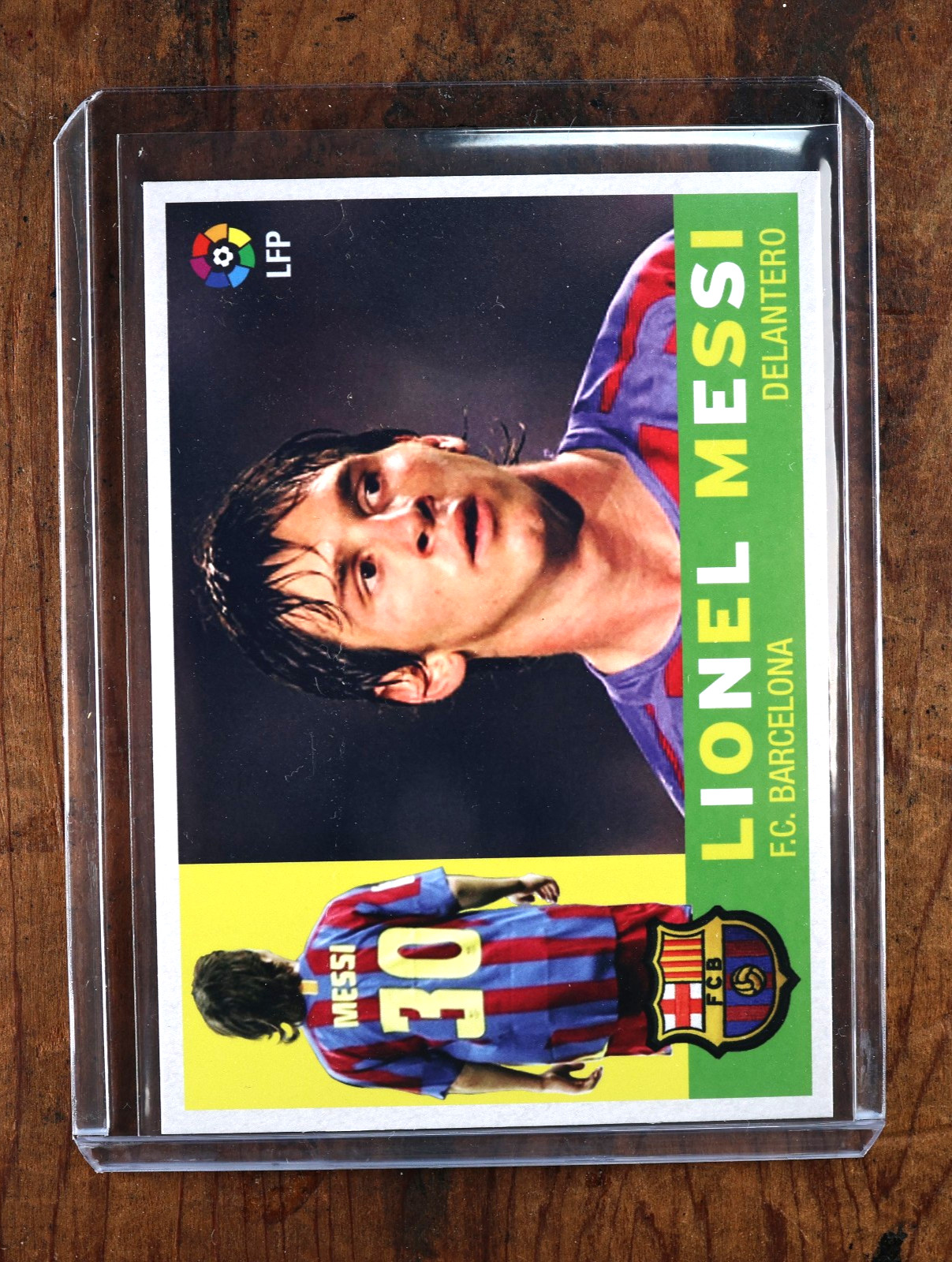 2004 Lionel Messi Futura Estrella 60\'s Retro Soccer Card Rookie RC