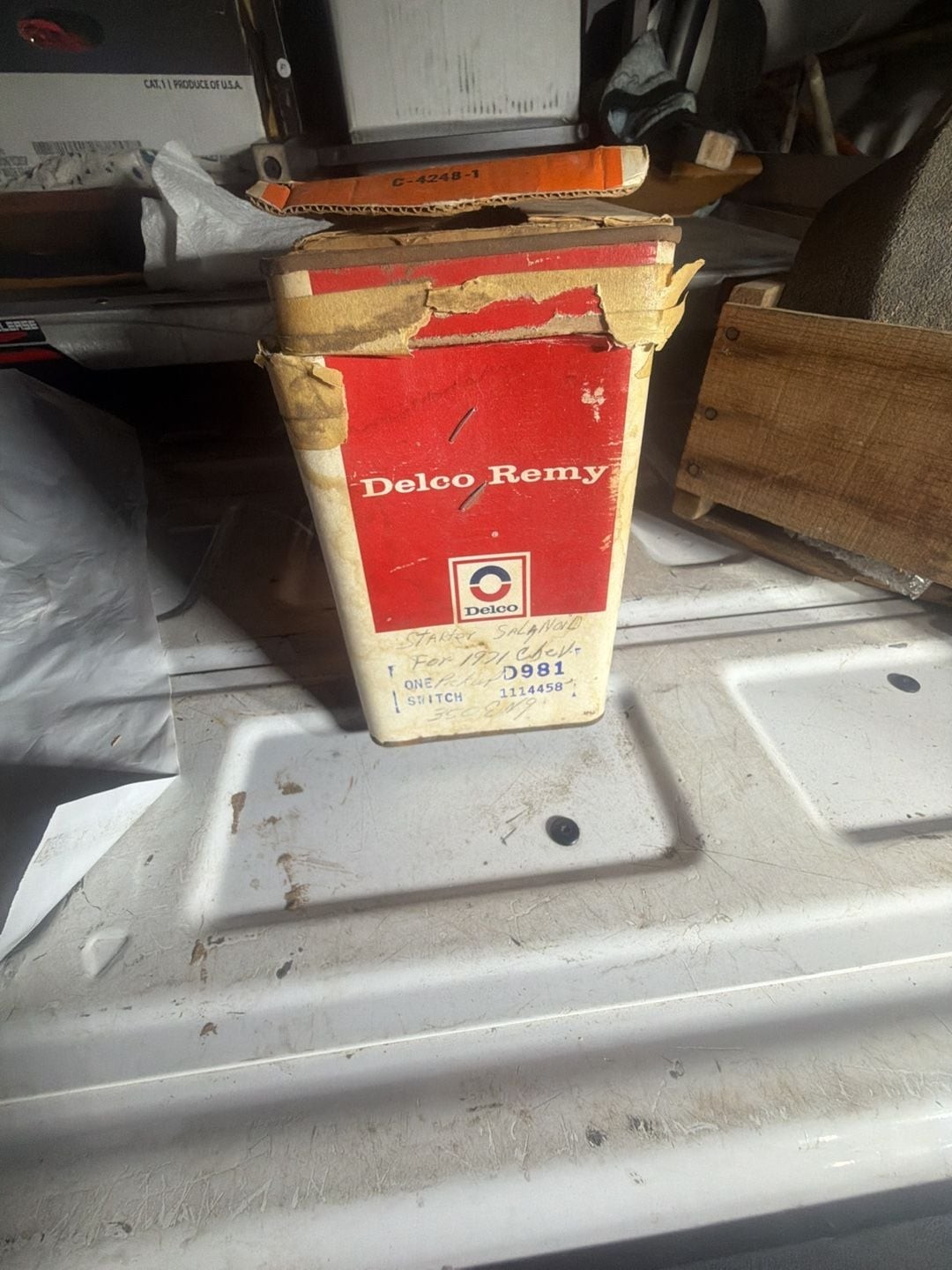 Delco Remy Starter Solenoid D981 Vintage 1971 Chevrolet GM NOS