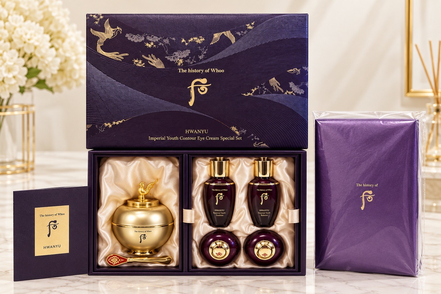 The History of Whoo Hwanyu Imperial Youth Contour Eye Cream Special Set 60ml