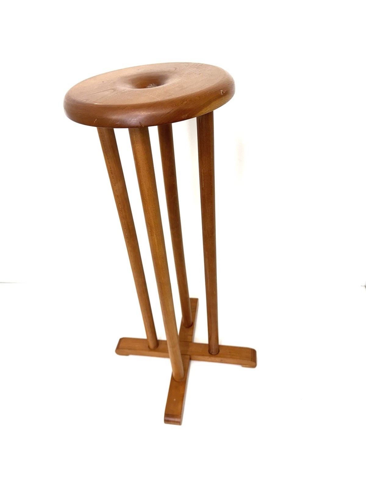 Marudai for Japanese Braiding Kumihimo Teak Wooden Stand 25.5x9.5” Marudai for Japanese Braiding Kumihimo Teak Wooden Stand 25.5x9.5”