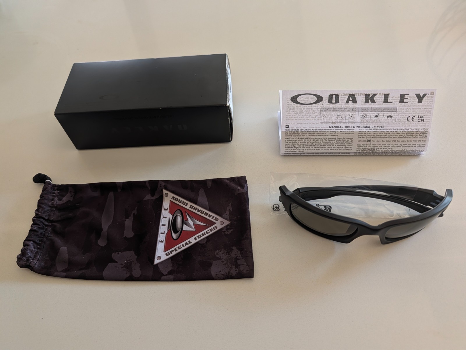 Oakley SI Fives Squared Sunglasses Matte Black Prizm Grey - OO9238-3254 Oakley SI Fives Squared Sunglasses Matte Black Prizm Grey - OO9238-3254