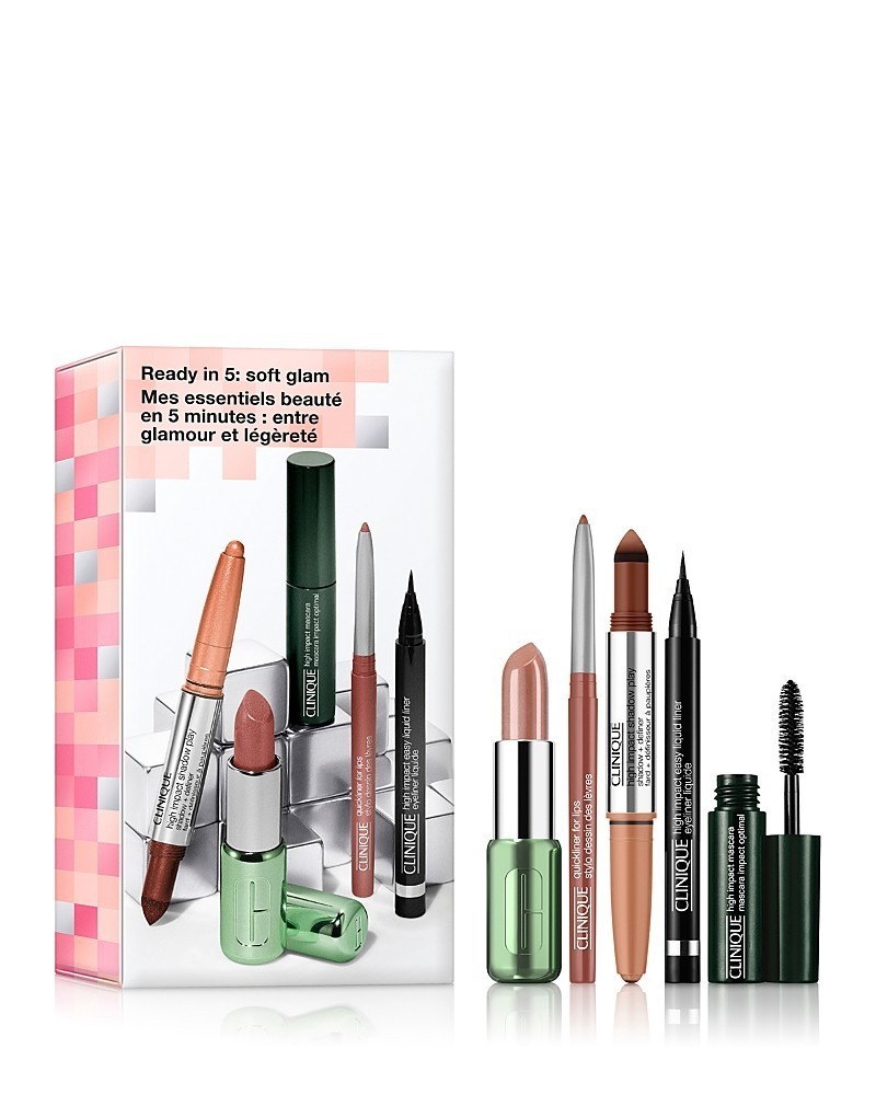 Clinique 5-Pc Ready in 5 Soft Glam Makeup Sets & Kits for Eyes & Lips