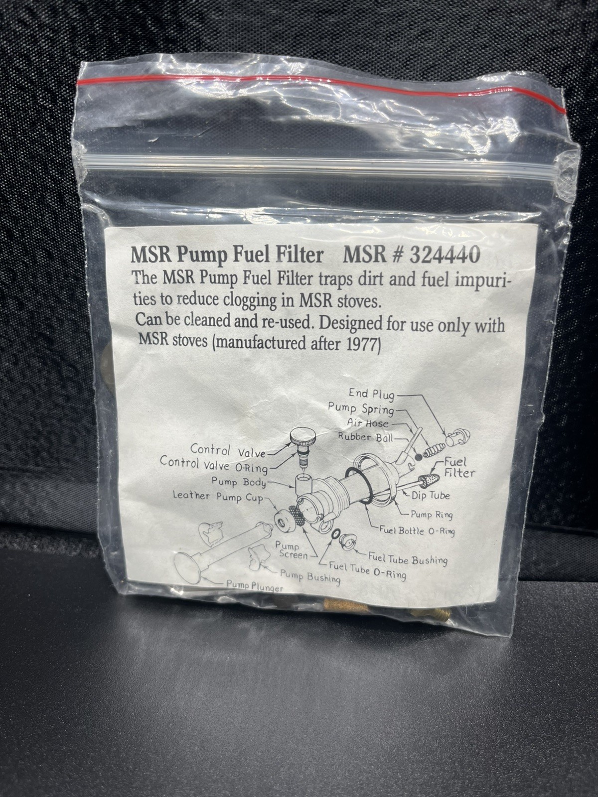 Vintage MSR WhisperLite Camping Backpacking Stove Pump Maintenance Kit #324440 Vintage MSR WhisperLite Camping Backpacking Stove Pump Maintenance Kit #324440