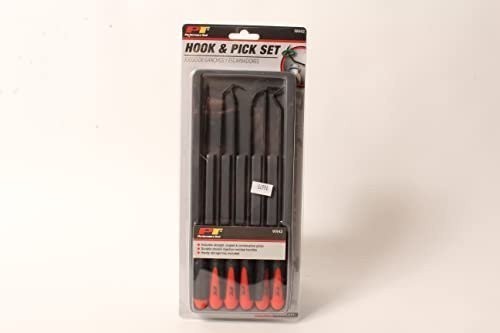 Rotary Six Piece Hook & Pick Set Injection Molded Handle Straight Angled... Rotary Six Piece Hook & Pick Set Injection Molded Handle Straight Angled...