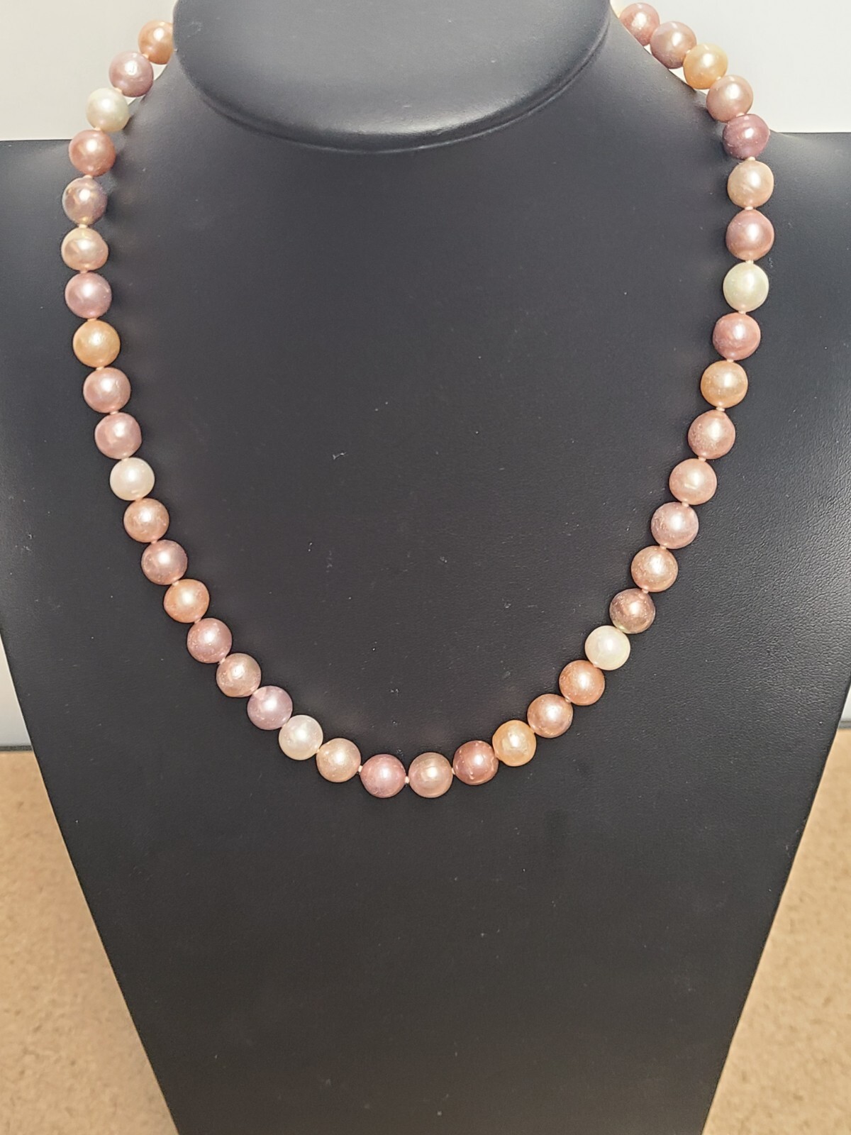 JTV Genusis™ Multi-Color Cultured Freshwater Pearl Rhodium Over Sterling Silver