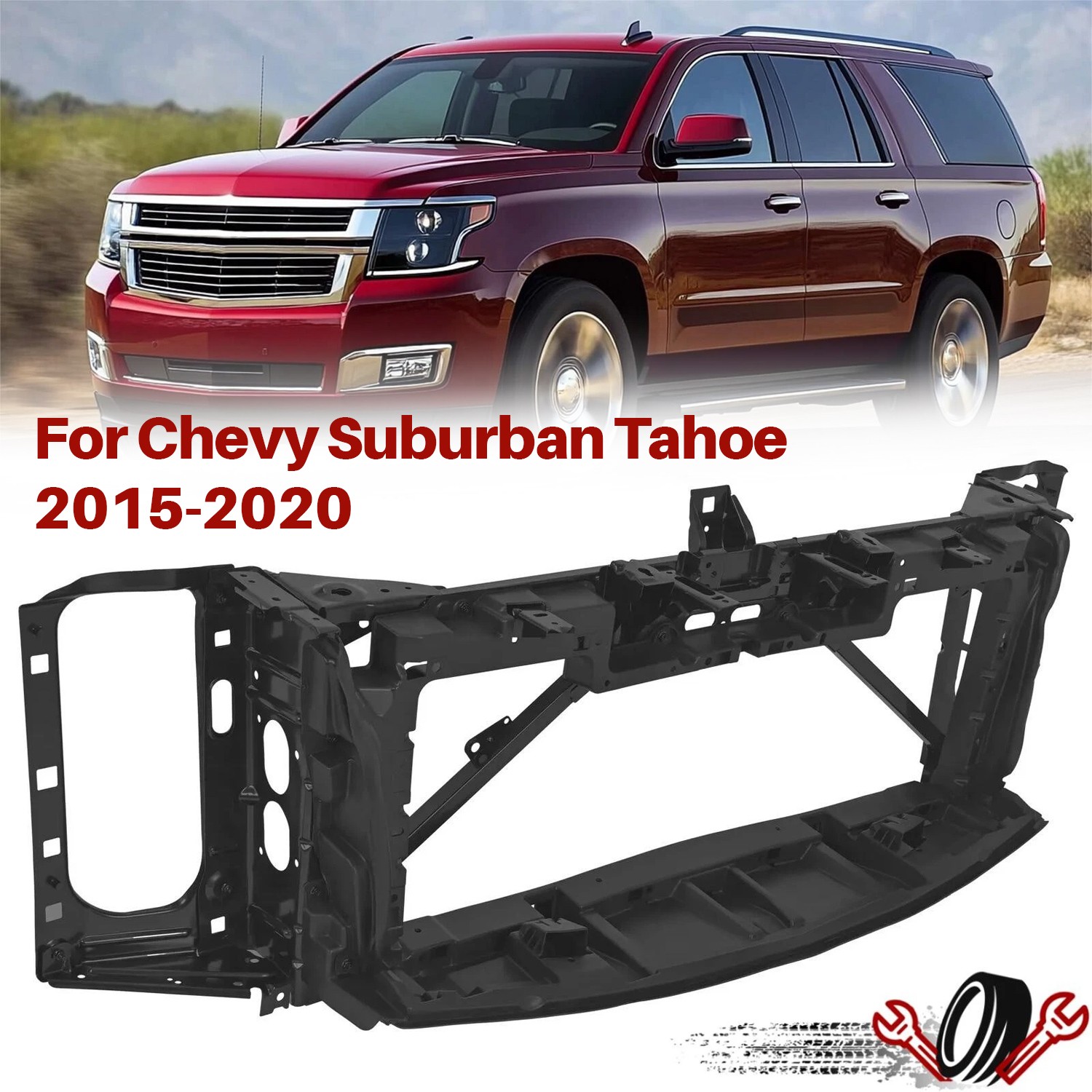 Header Panel Radiator Support Grill For Chevy Suburban Tahoe 2015-2020 2016 2019 Header Panel Radiator Support Grill For Chevy Suburban Tahoe 2015-2020 2016 2019