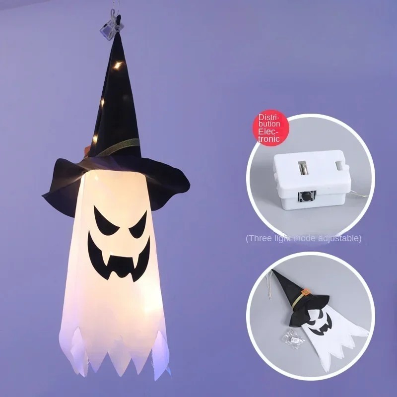 NEW Halloween Hanging Ghost Light Up Decor Flying Ghosts Outdoor Yard Prop Decor