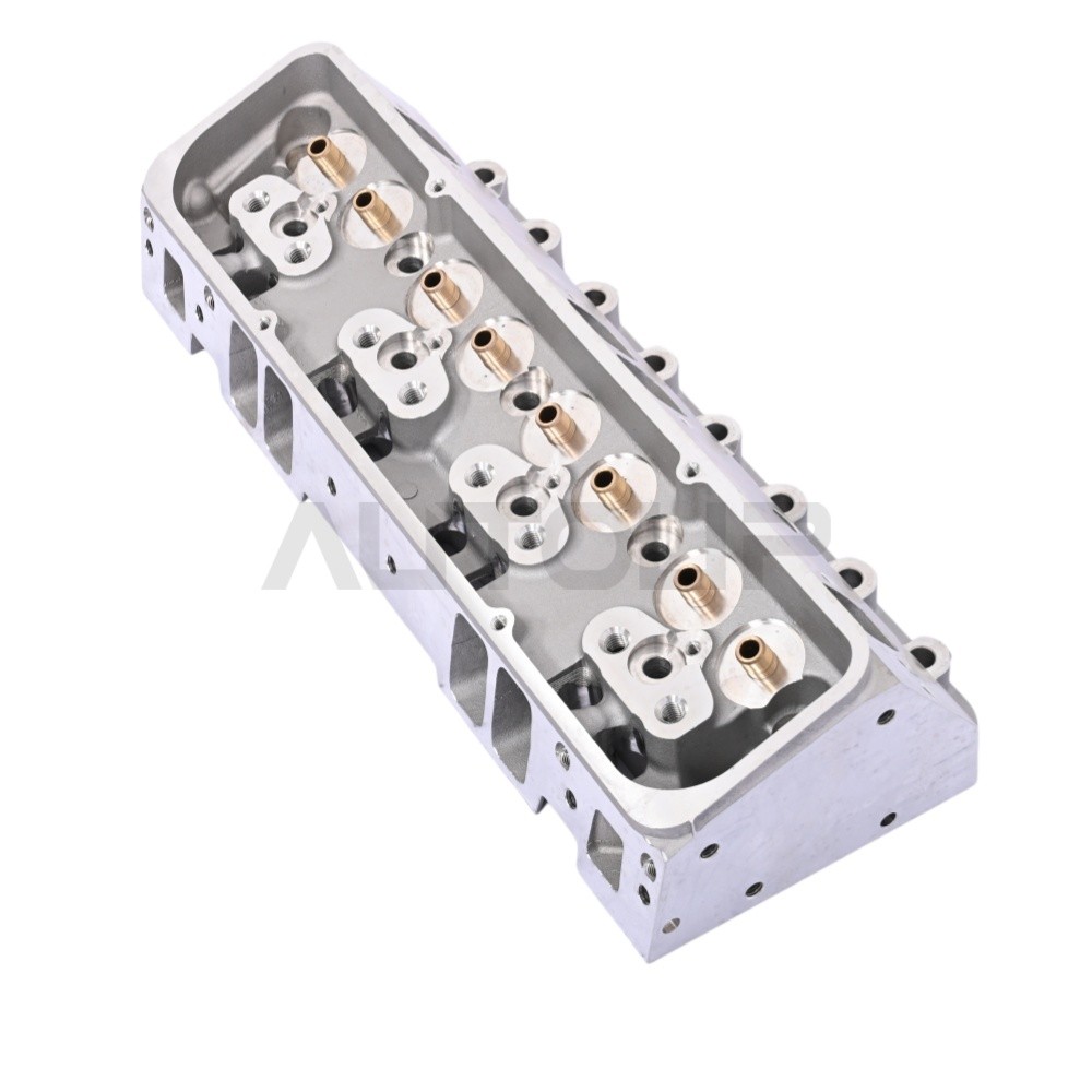 For Small Block Chevy SBC 302 327 350 Aluminum Bare Straight Plug Cylinder Head