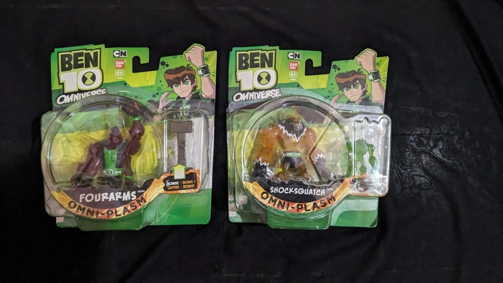 Bandai Ben10 Omniverse FOURARMS and SHOCKSQUATCH Action Figures (Pack Of 2) RARE Bandai Ben10 Omniverse FOURARMS and SHOCKSQUATCH Action Figures (Pack Of 2) RARE