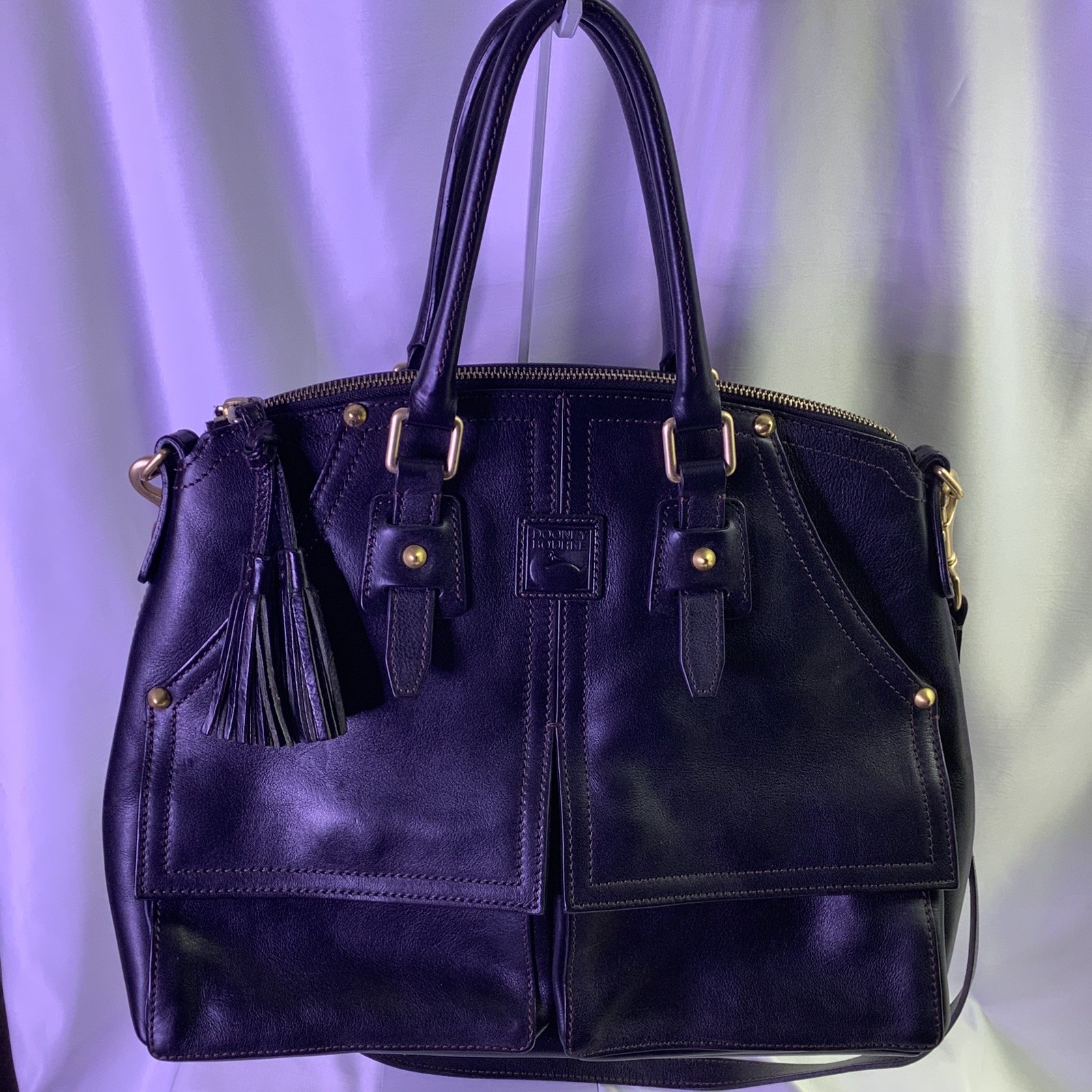 Dooney & Bourke Florentine Clayton Satchel - Black- Excellent Condition Dooney & Bourke Florentine Clayton Satchel - Black- Excellent Condition