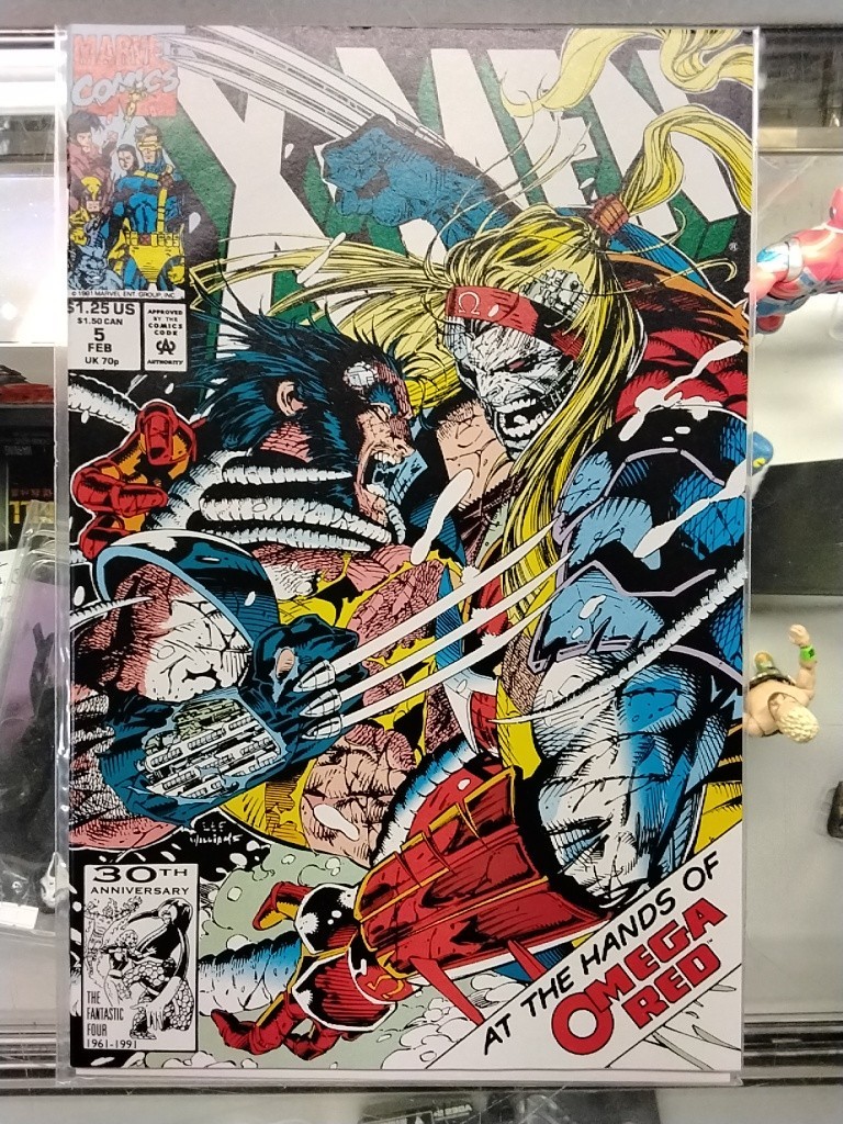 X-Men #5 1st Cover & 2nd App Omega Red, 1st Maverick, Jim Lee
