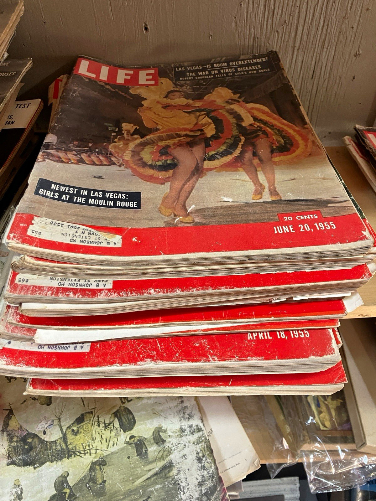 Life Mag Lot.  5 issues one from ea decade EPHEMERA  30s-40s-50s-60s-70s