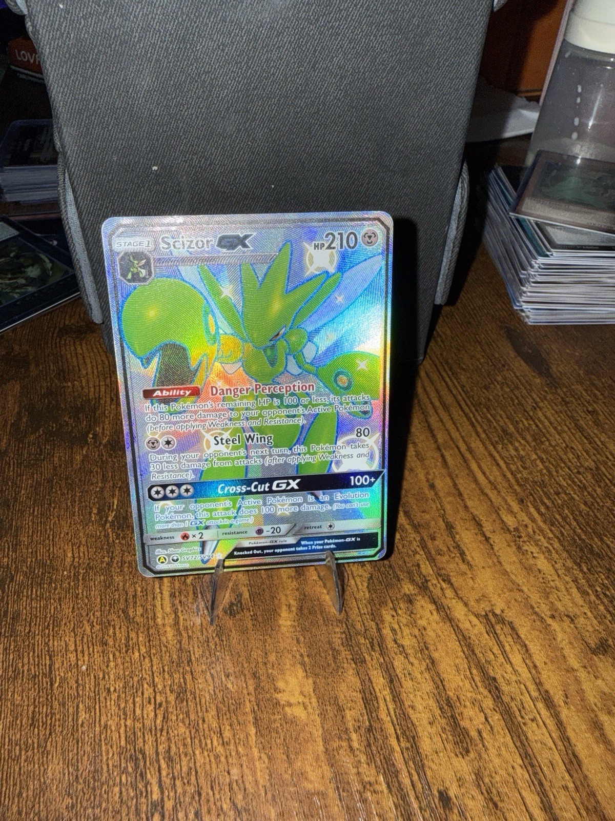 Scizor GX SV72/SV94 Hidden Fates: Shiny Vault Holo Scizor GX SV72/SV94 Hidden Fates: Shiny Vault Holo