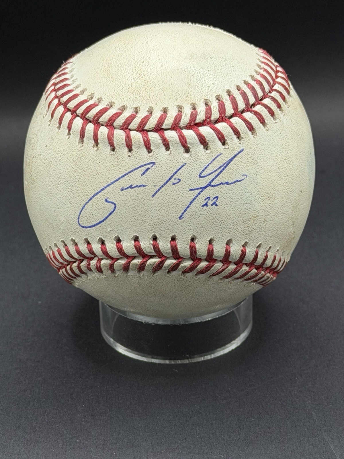 Christian Yelich Autographed Game Used Career Home Run #116. MLB/JSA Auth Christian Yelich Autographed Game Used Career Home Run #116. MLB/JSA Auth