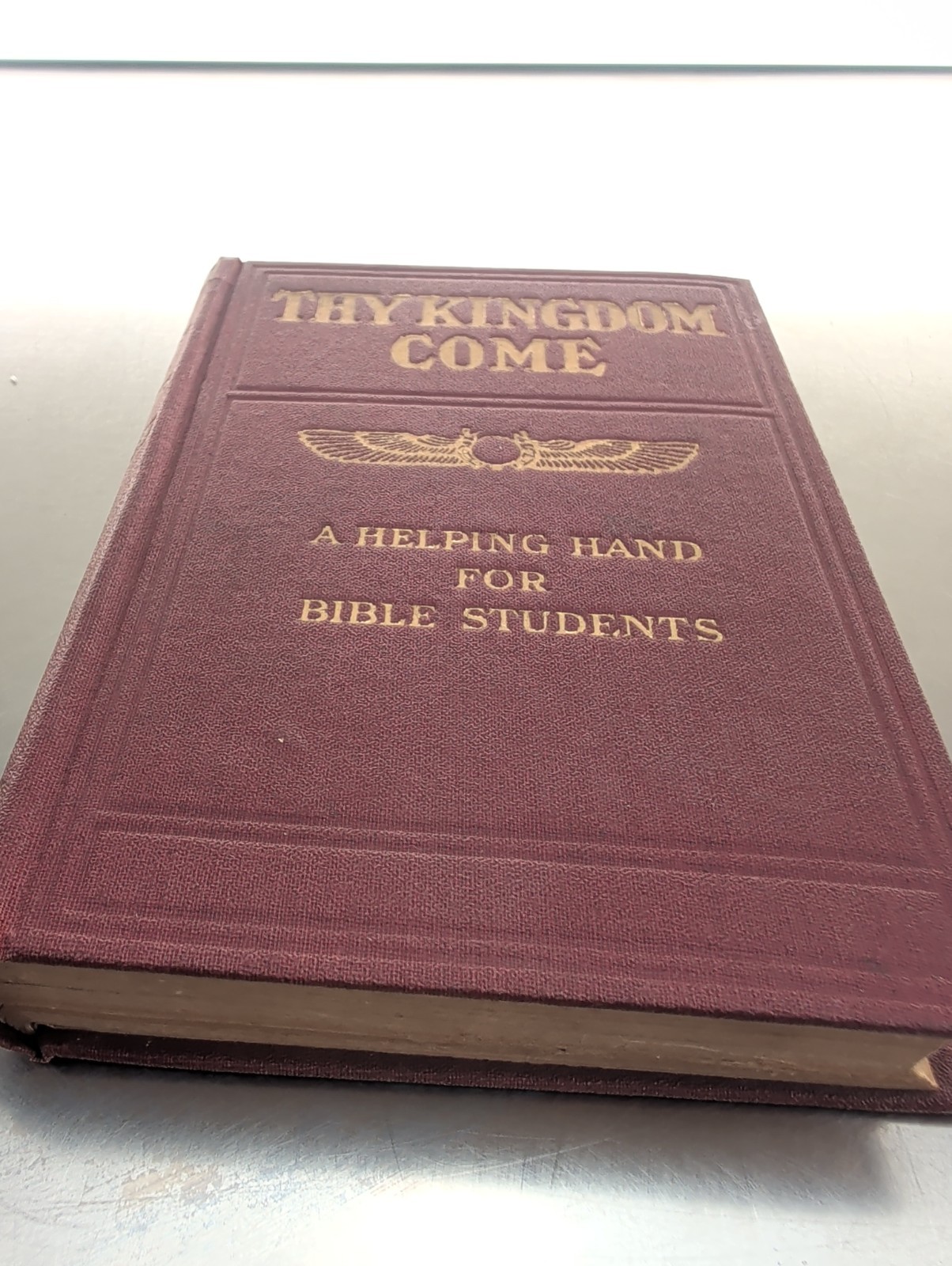 The Kingdom Come III 1920 Watchtower Studies in the Scriptures Jehovah Wing GL 
