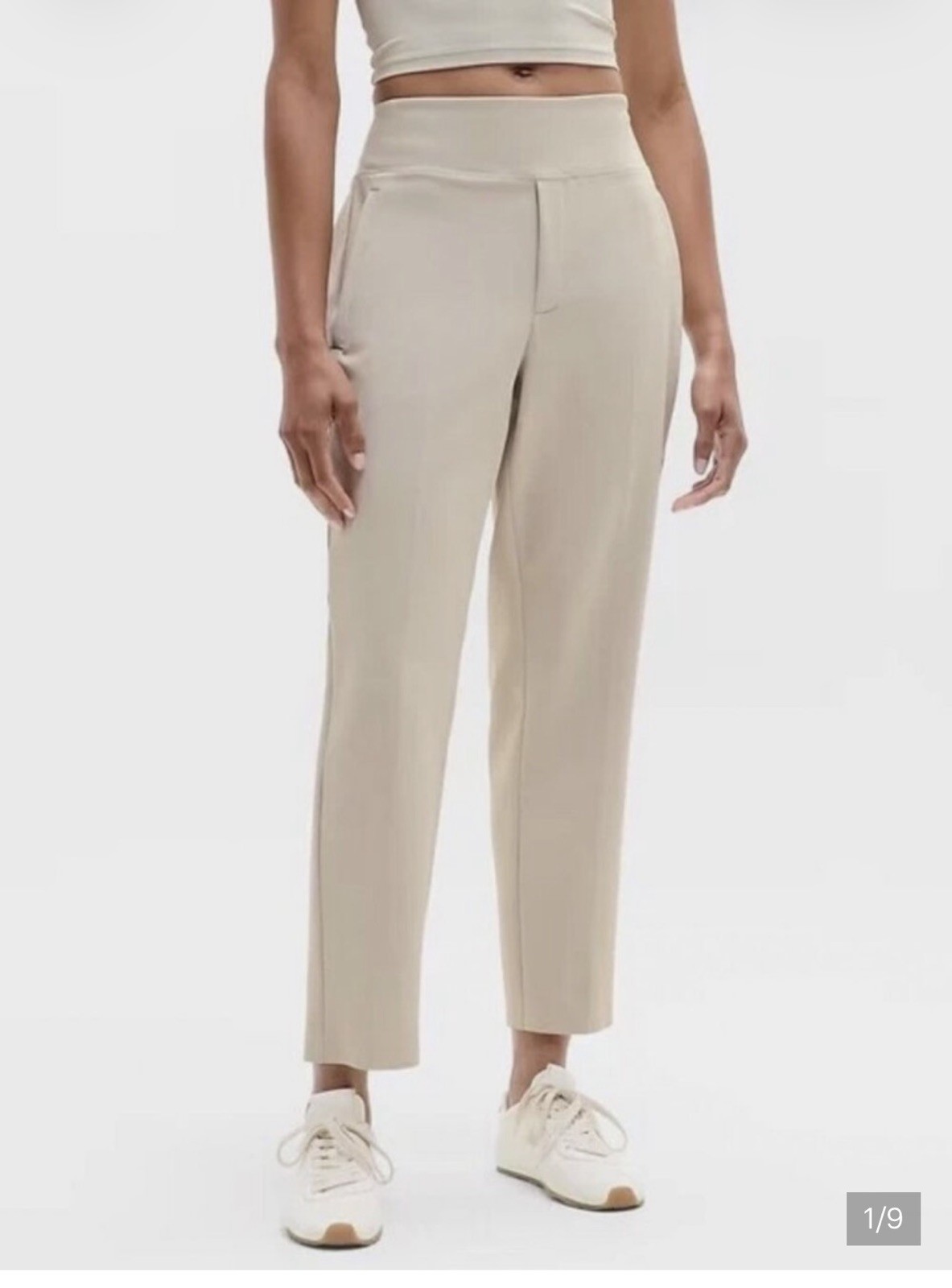 Athleta Pants Womens 2 Navy Blue Pull On Ankle Tapered Leg Endless High Rise Athleta Pants Womens 2 Navy Blue Pull On Ankle Tapered Leg Endless High Rise