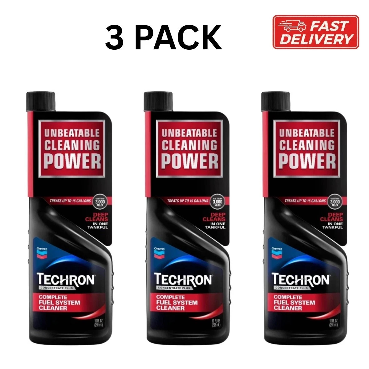 Chevron Techron Complete Fuel System Cleaner 10 oz 3 Pack Value Set Chevron Techron Complete Fuel System Cleaner 10 oz 3 Pack Value Set