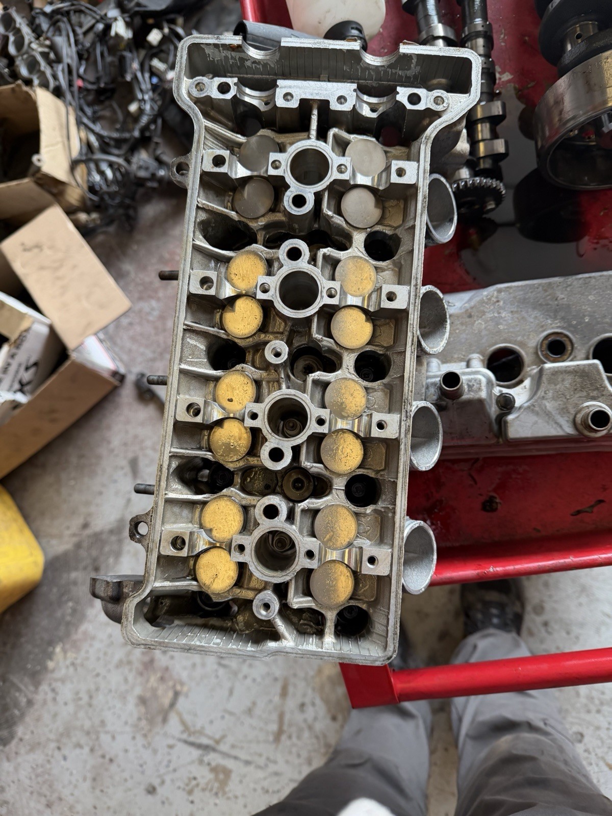2005-2006 Honda CBR600RR Top End Cylinder Head One Good