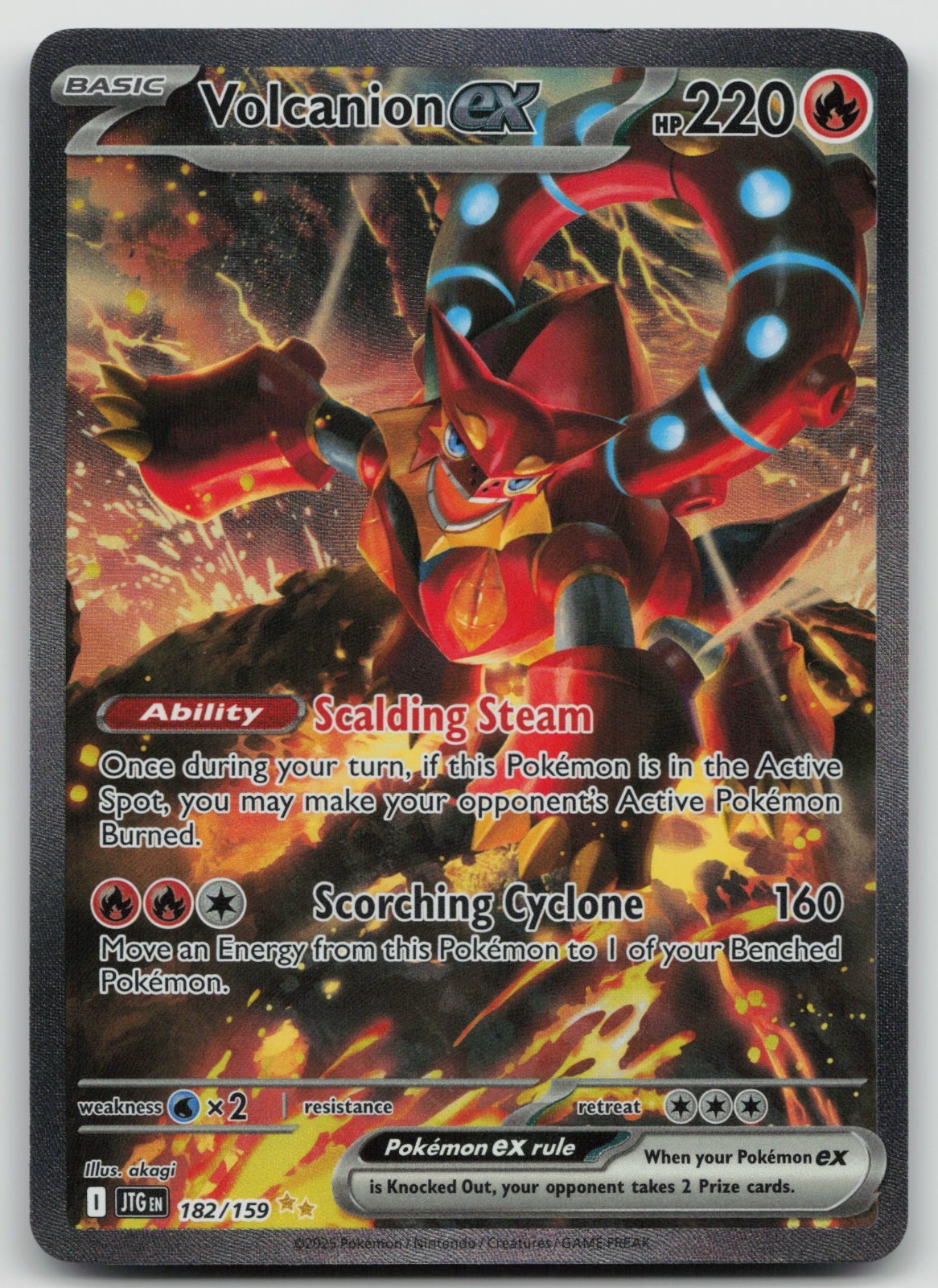 Volcanion ex 182/159 Sv09: Journey Together Holo Volcanion ex 182/159 Sv09: Journey Together Holo