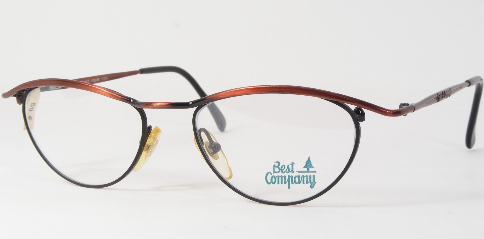 Vintage Best Company BEST 135 148 Unique RARE EYEGLASSES GLASSES 50-17-135 Italy