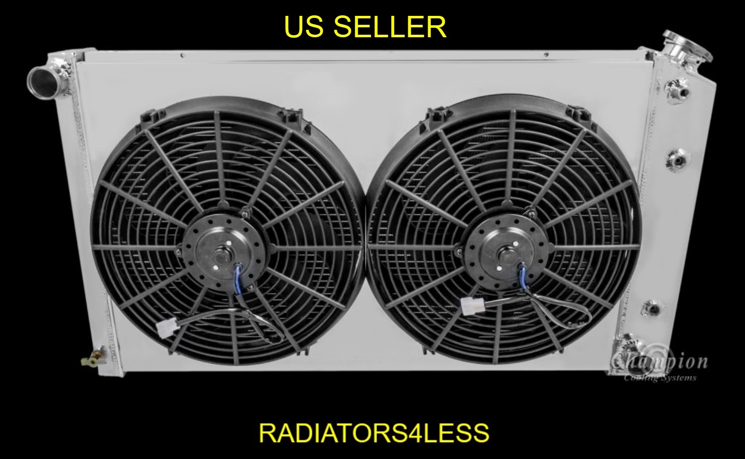 CHAMPION 4 ROW ALUMINUM RADIATOR SHROUD 14\