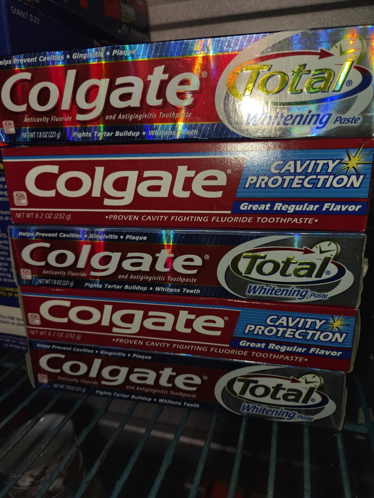 Lot of 5 Vintage 1980\'s 1990\'s Colgate Toothpaste Lot of 5 Vintage 1980\'s 1990\'s Colgate Toothpaste