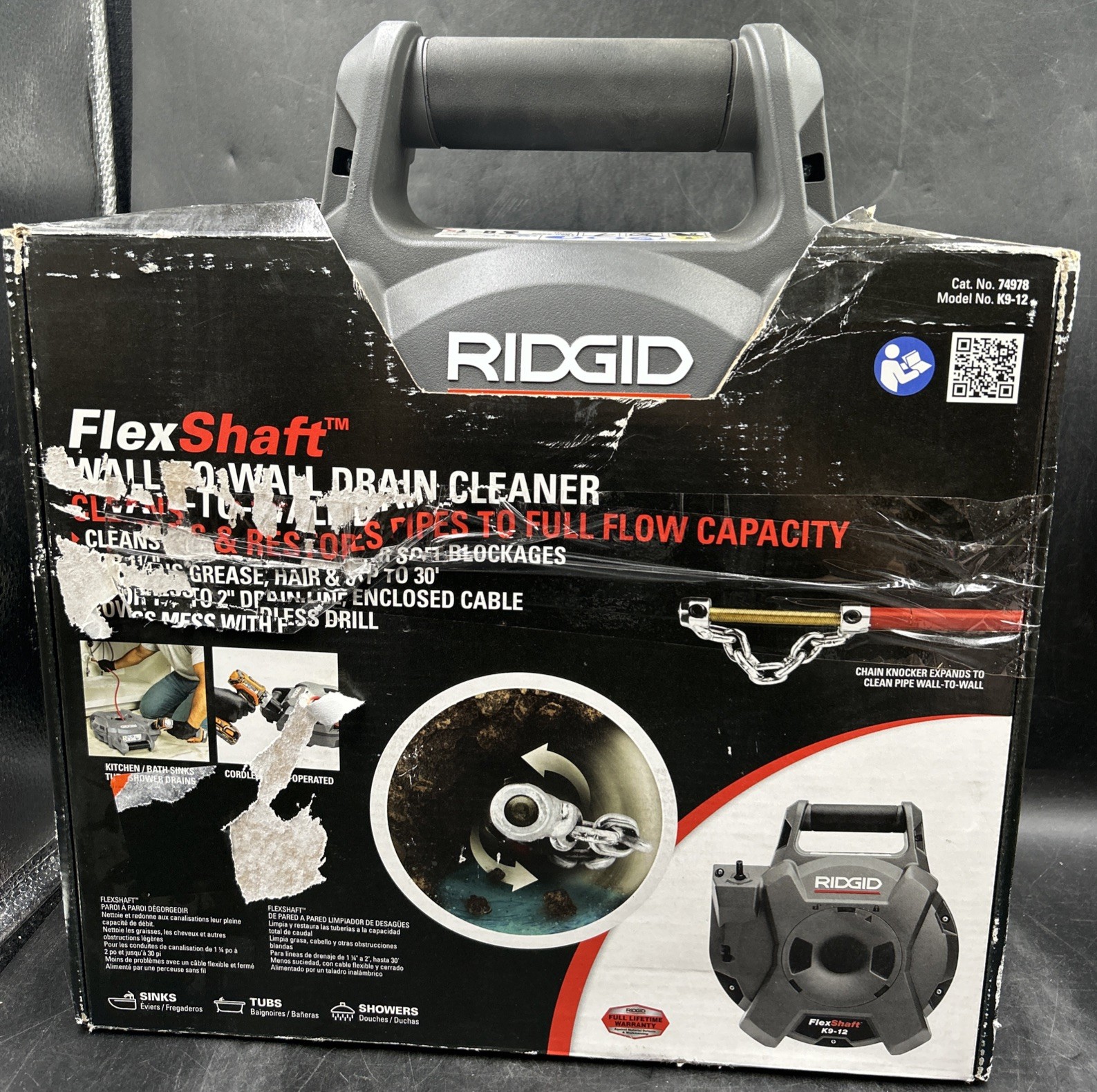 RIDGID K9-12 FlexShaft 1/4\ RIDGID K9-12 FlexShaft 1/4\