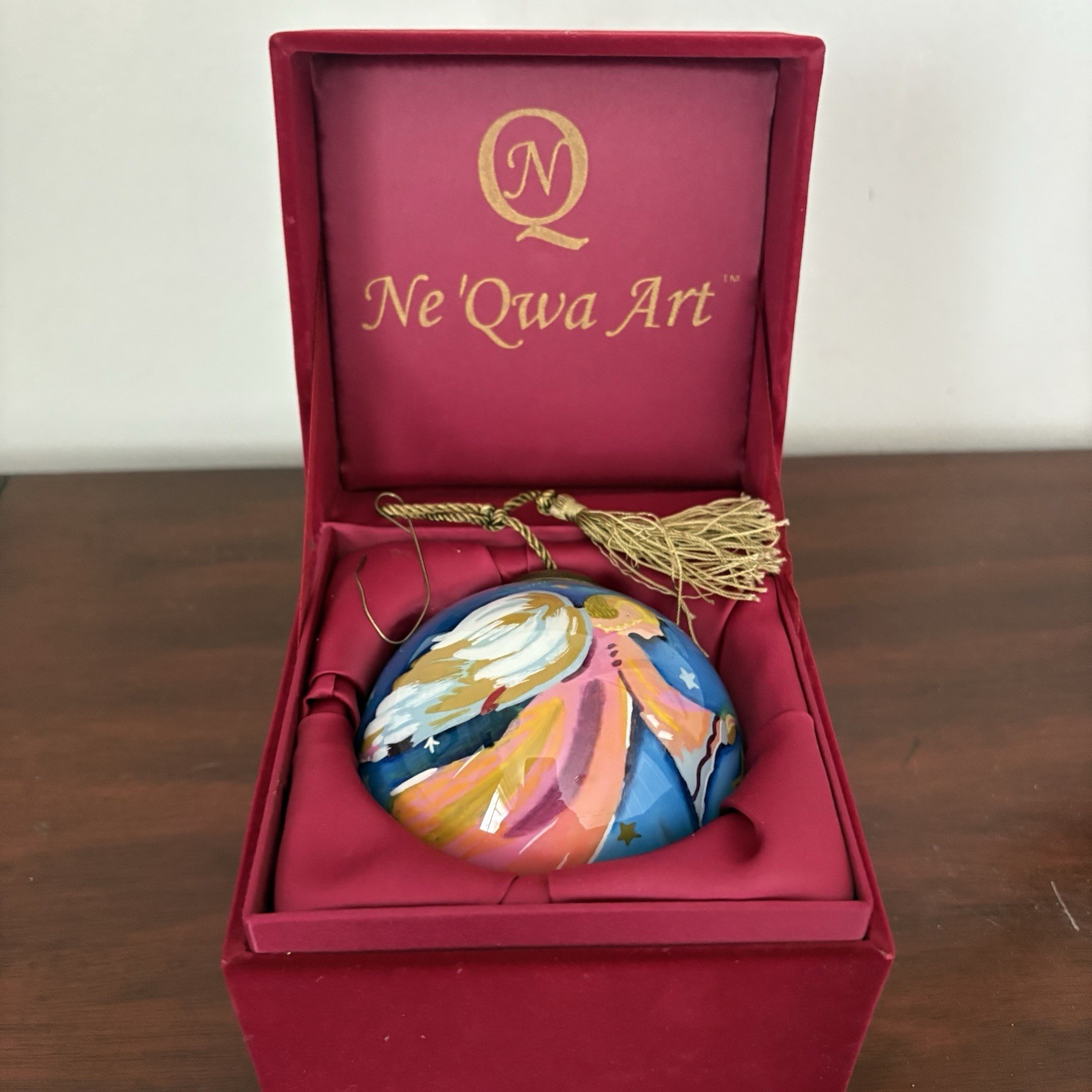 Ne’Qwa Art Ornament #244 Touched By A Star By Yvonne Sexton W/ Original Box Ne’Qwa Art Ornament #244 Touched By A Star By Yvonne Sexton W/ Original Box