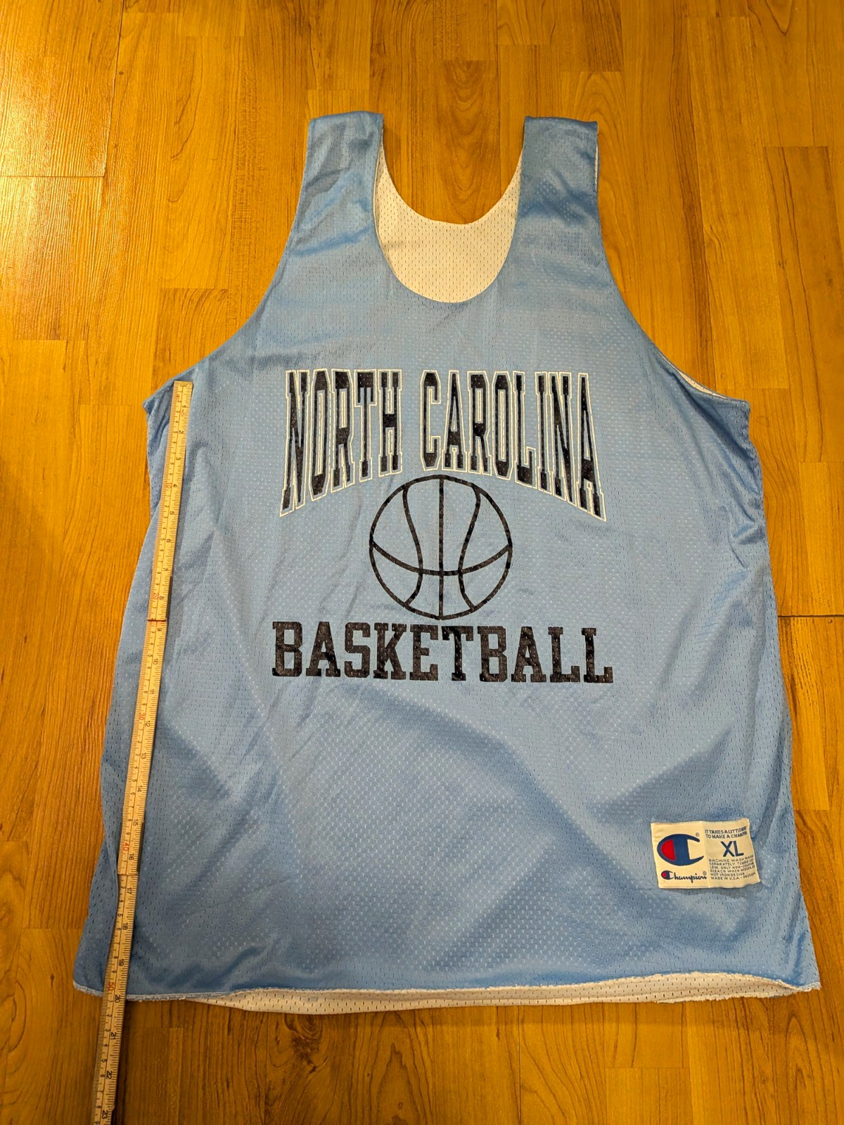 VNTG Champion North Carolina Tar Heels Reversible Basketball Jersey Blue/WhiteXL