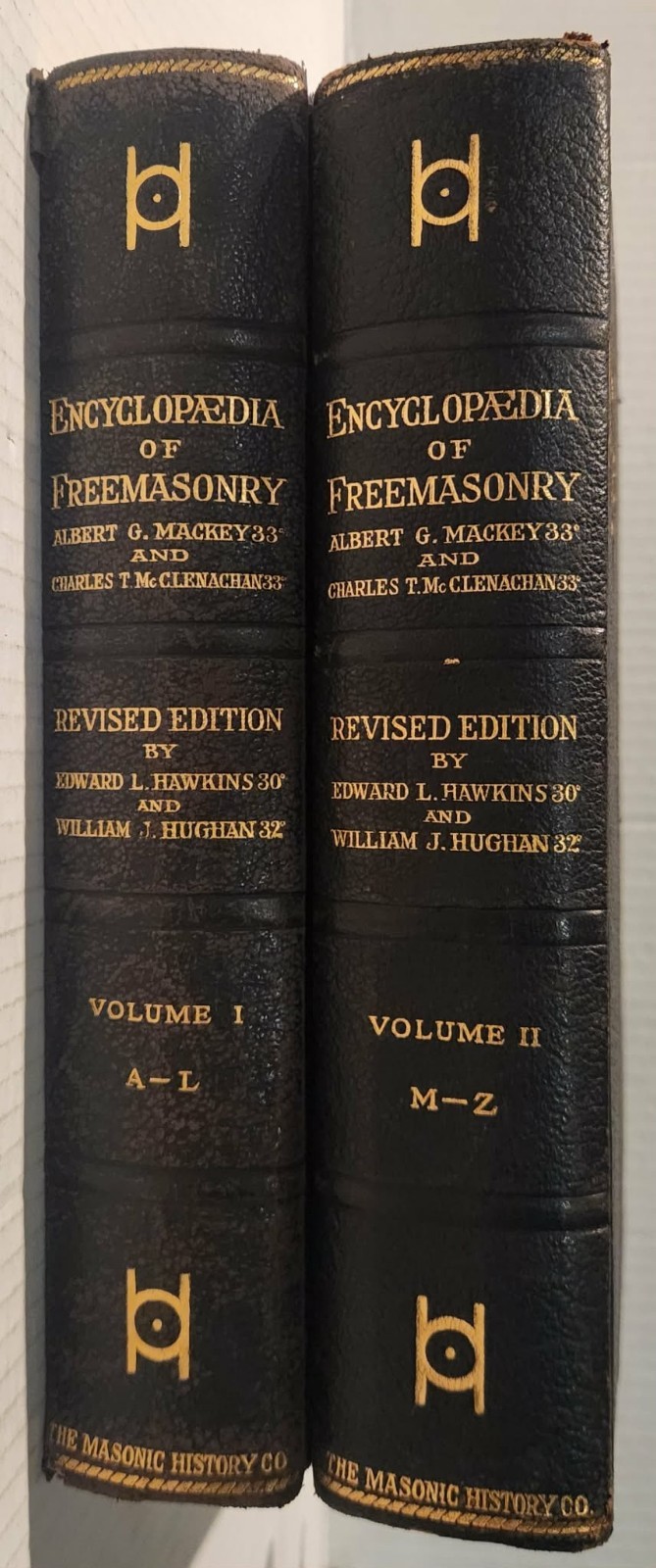 RARE ANTIQUE 1916 Encyclopedia of Freemasonry Albert Mackey 2 Vol. Set Embossed RARE ANTIQUE 1916 Encyclopedia of Freemasonry Albert Mackey 2 Vol. Set Embossed