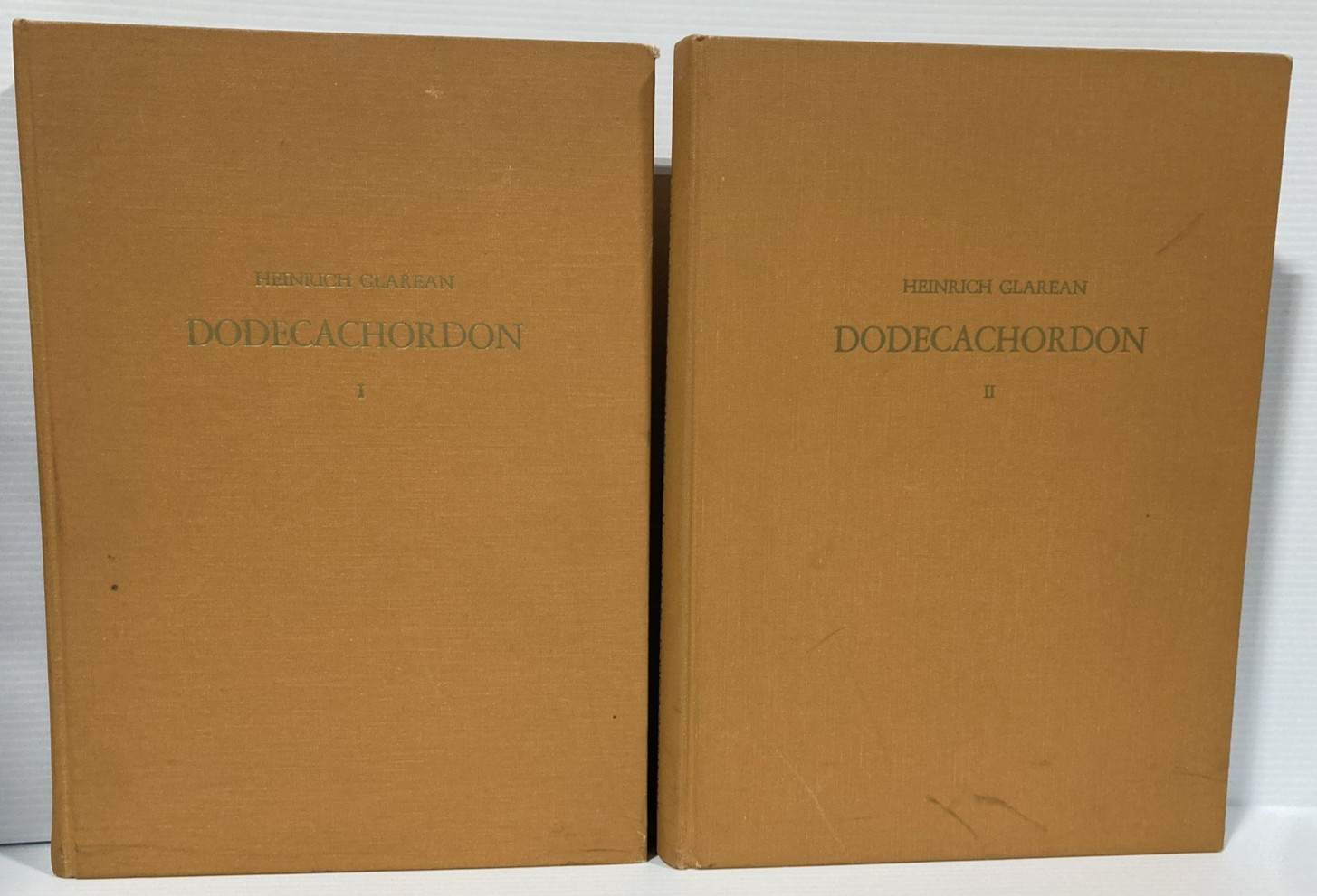 Heinrich Glarean : Dodecachordon Volume 1 and 2 Hardcover 1965 Heinrich Glarean : Dodecachordon Volume 1 and 2 Hardcover 1965