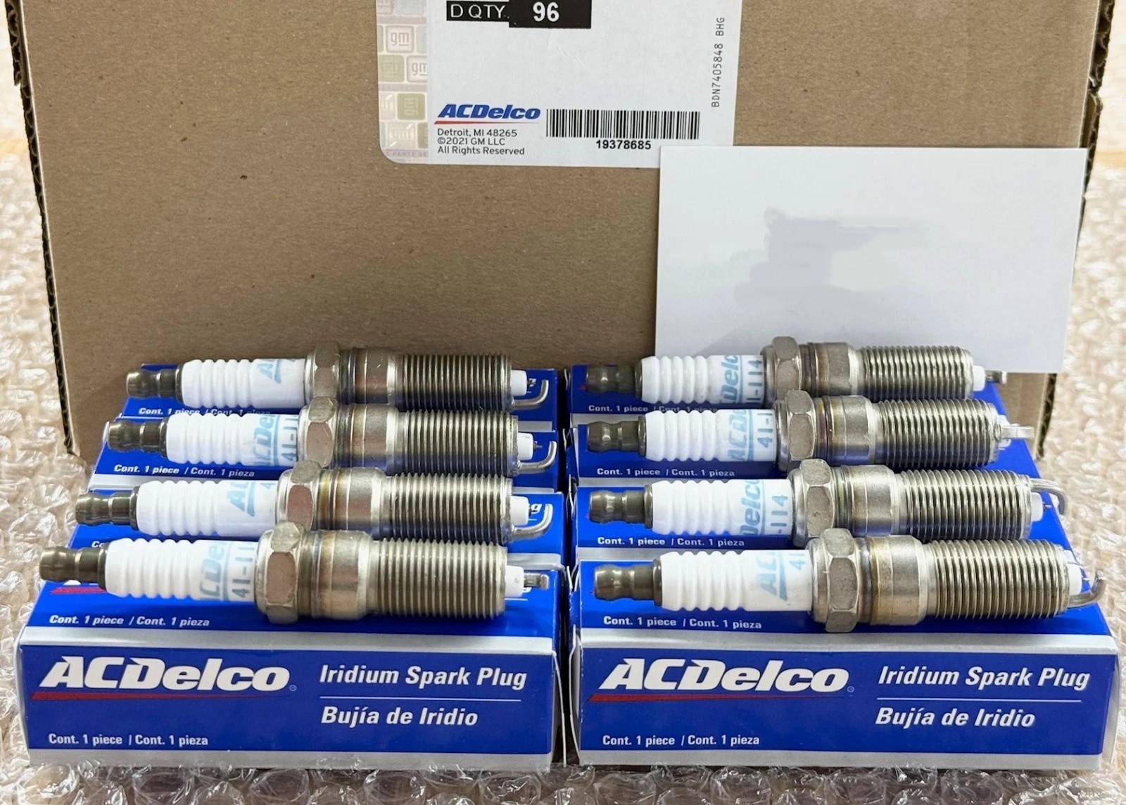 8x 41-114 IRIDIUM SPARK PLUGS OEM for 2014-2026 CHEVY GMC CADI ACDELCO 12622441