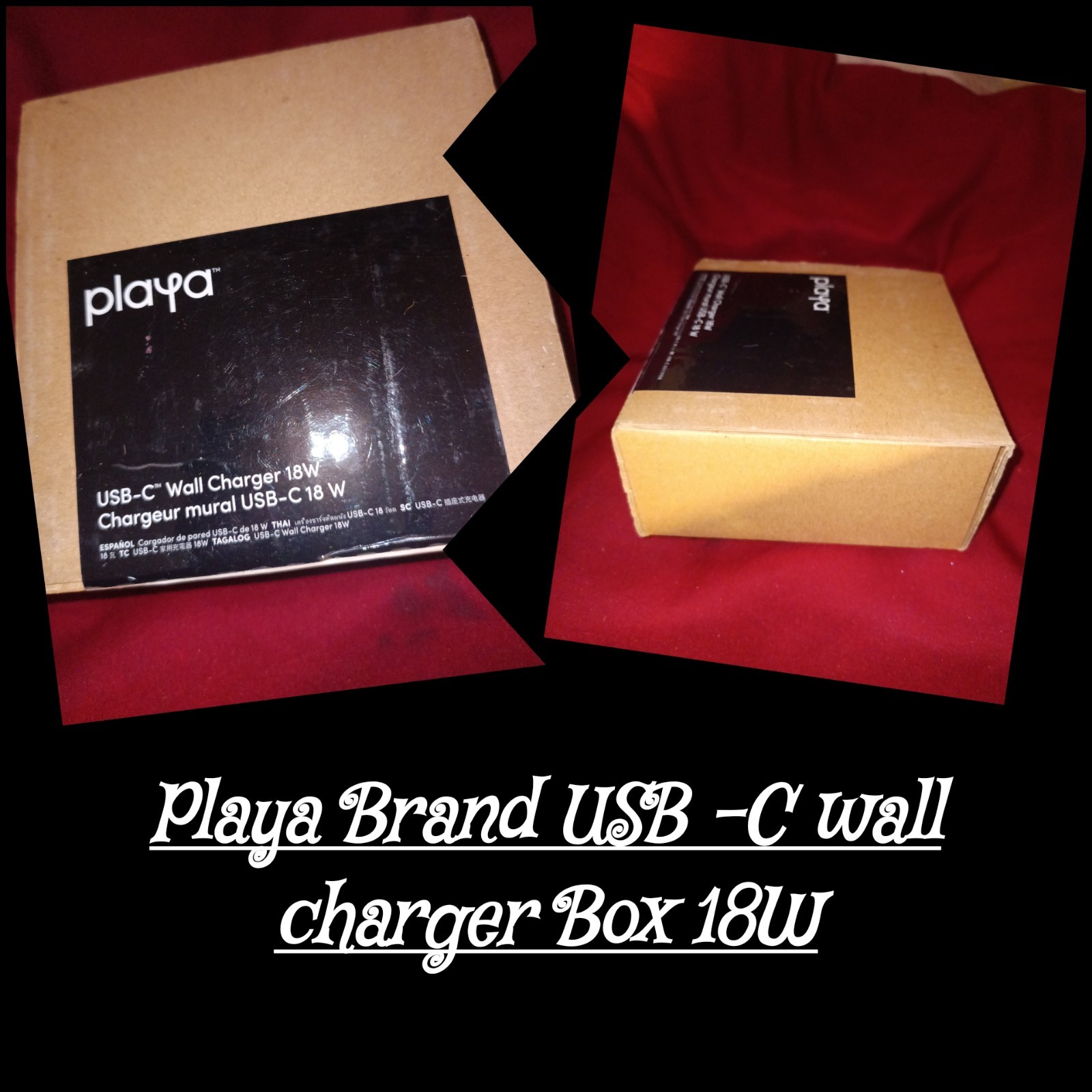 Playa By Belkin USB C Wall Charge Box Playa By Belkin USB C Wall Charge Box