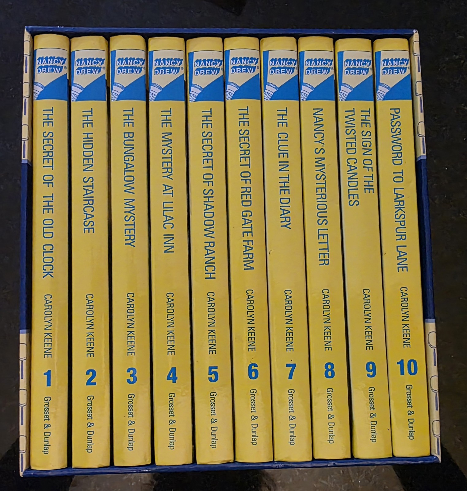 Nancy Drew Books 1-10 Box Set The Nancy Drew Mystery Stories Collection