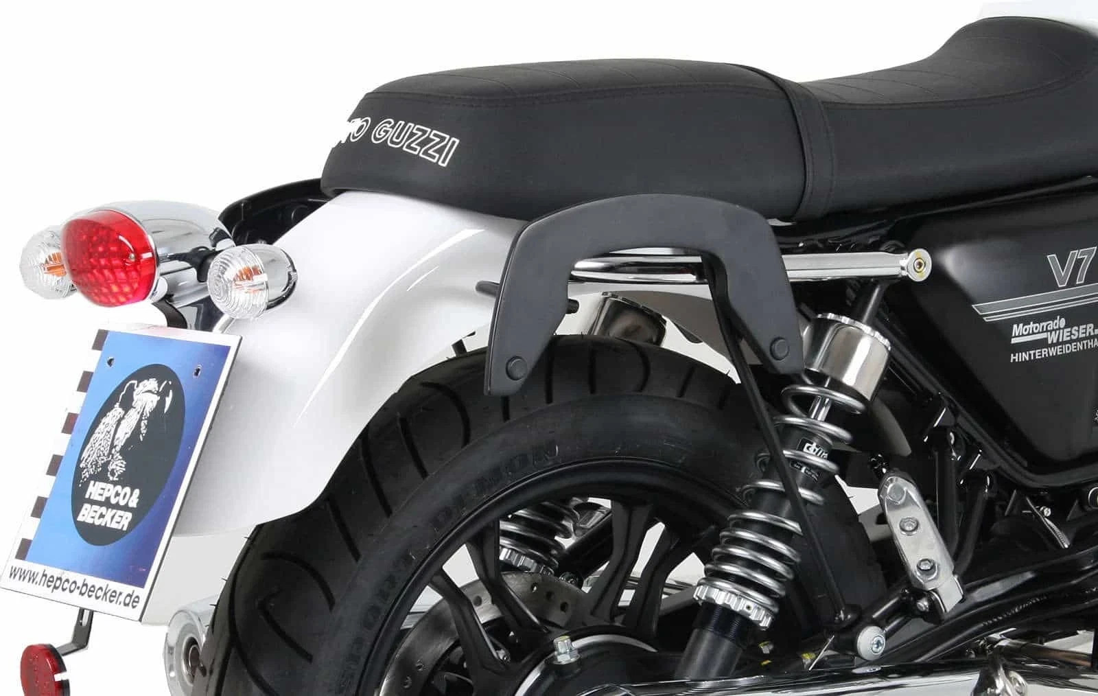 Hepco & Becker C-Bow Side Carrier - Moto Guzzi V 7 Classic/Special 2008-2014 NOS